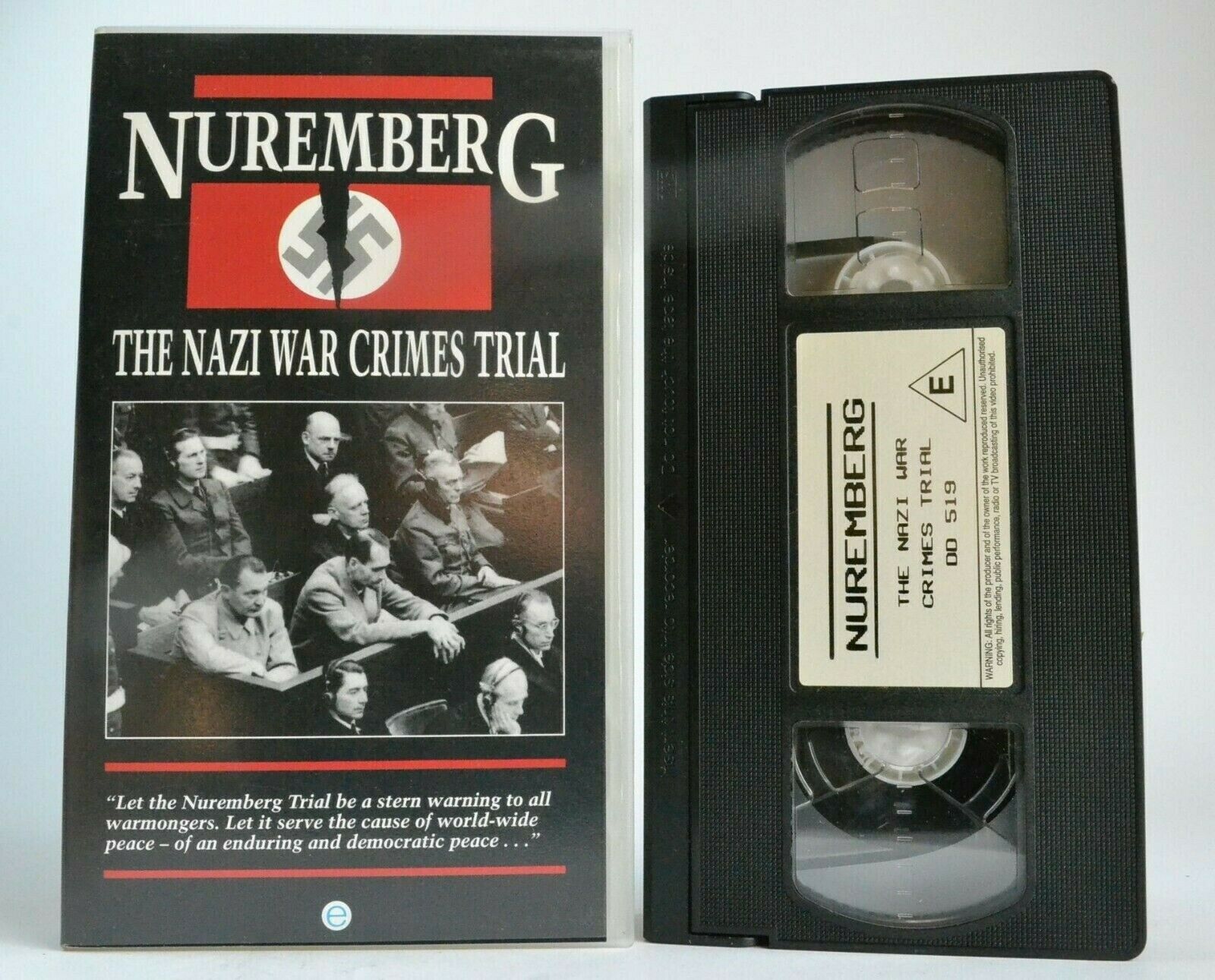 Nuremberg: The Nazi War Crimes Trial - Rudolf Hess - Hermann Goering - Pal VHS-