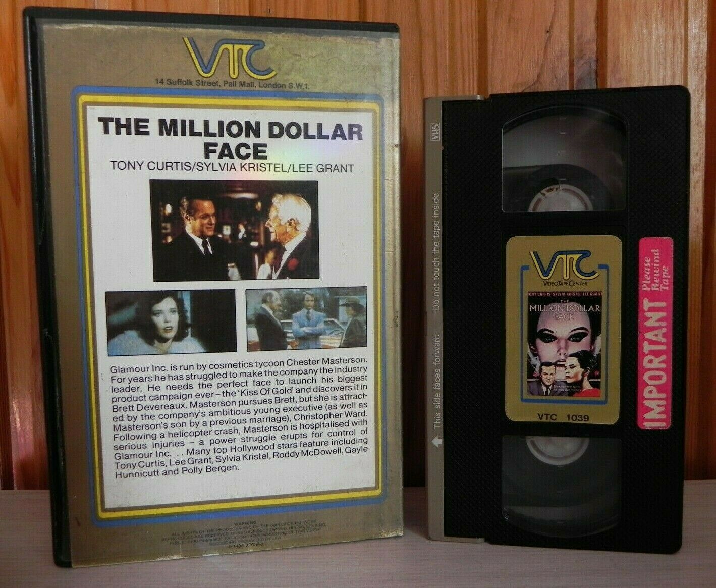 The Million Dollar Face: VTC Drama - Pre-Cert - Large Box - Sylvia Kristel - VHS-