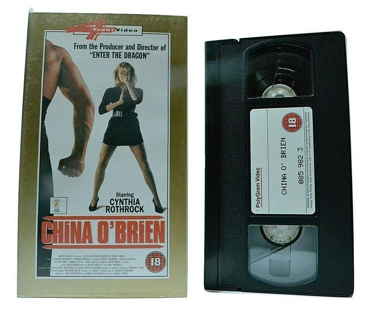 China O'Brien: Young City Cop - Action / Martial Arts [Cynthia Rothrock] Pal VHS-