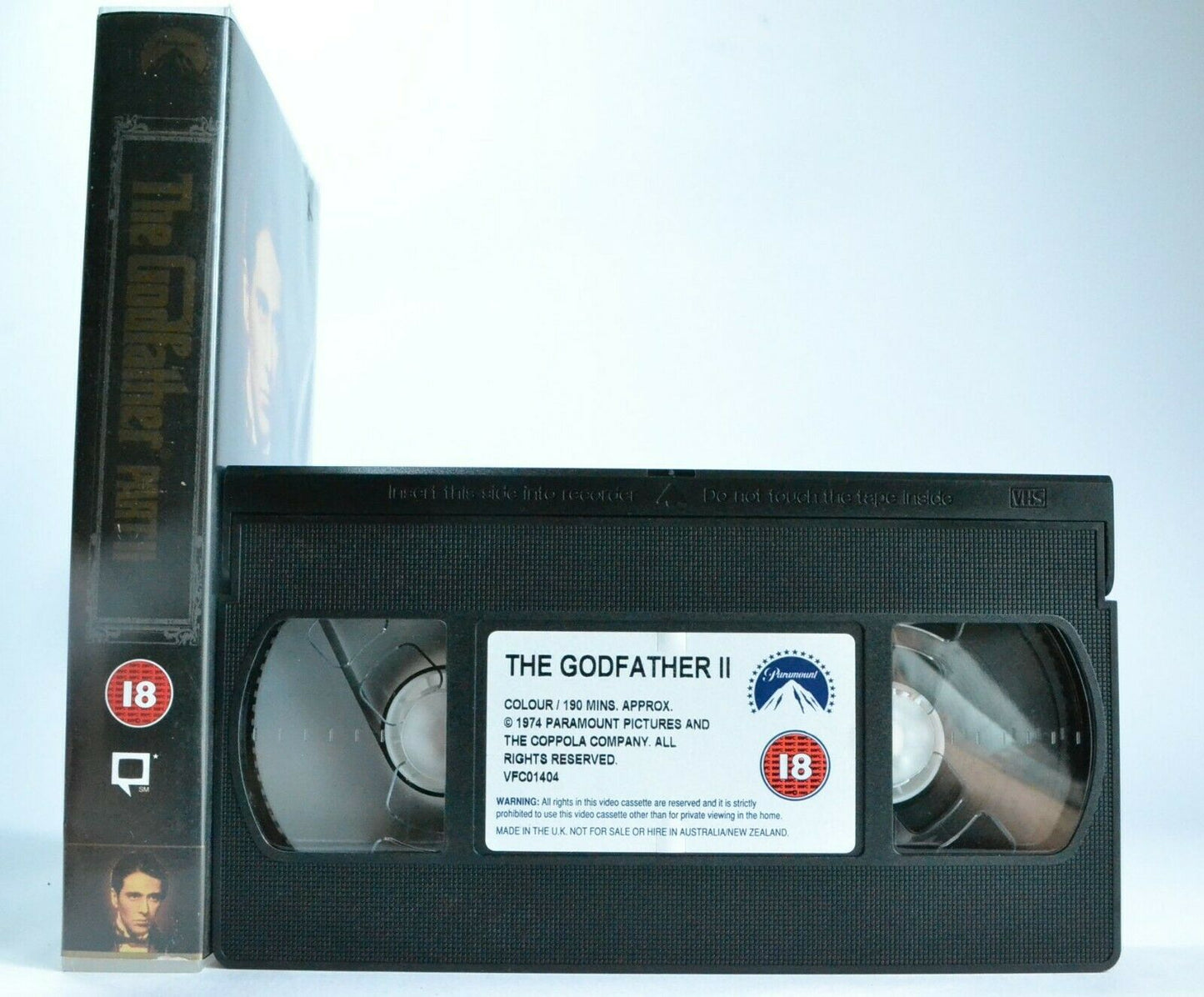 The Godfather, Part 2: Digitally Remastered - Crime Drama - Robert De Niro - VHS-