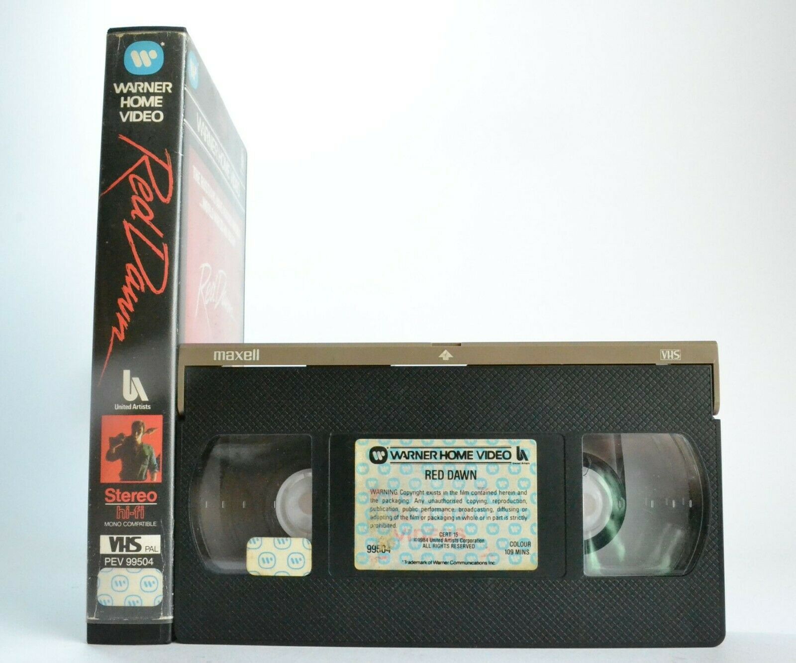 Red Dawn: (1984) Warner -<Guerrilla Warfare>- War Drama - Large Box - Pal VHS-