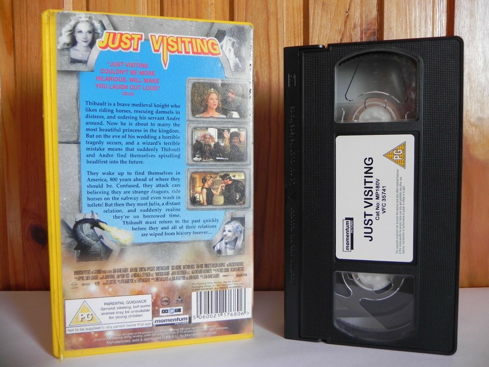 Just Visiting - Momentum - Comedy - Jean Reno - Christina Applegate - Pal VHS-