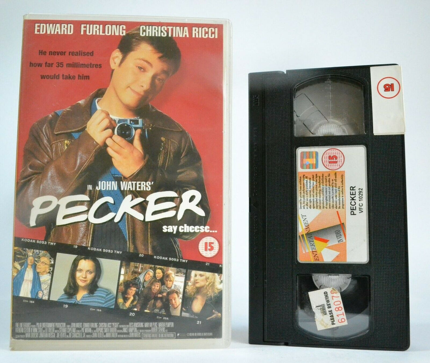 Pecker: Film By J.Waters (1998) - Comedy/Drama - Large Box - E.Furlong - Pal VHS-