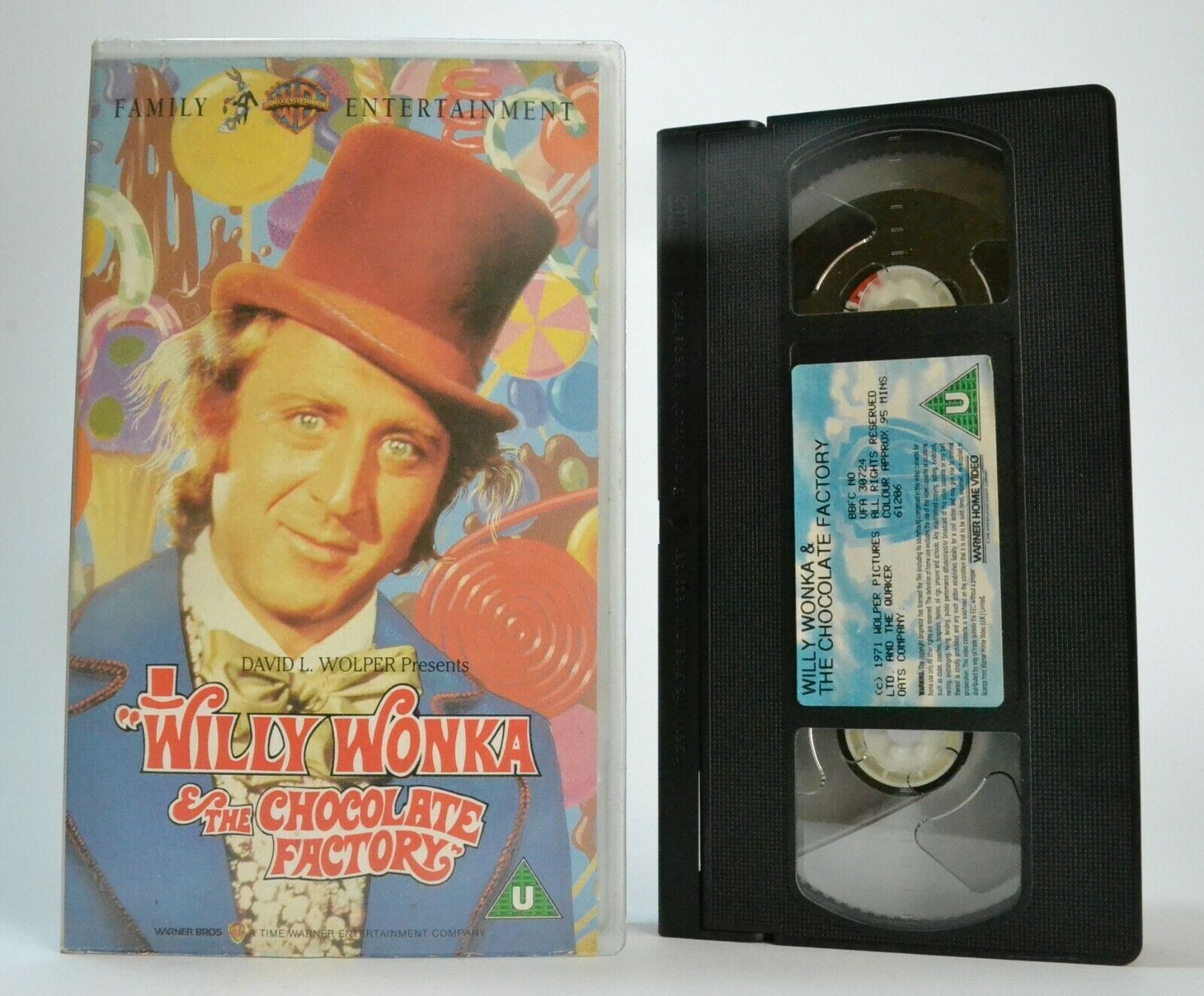 Willy Wonka And The Chocolate Factory - Musical Fantasy - Gene Wilder - Pal VHS-
