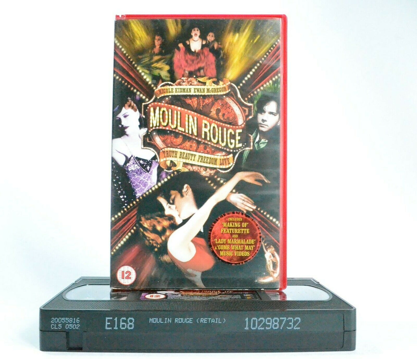Moulin Rouge: 20th Century Fox (2001) - Jukebox Musical - Nicole Kidman - VHS-