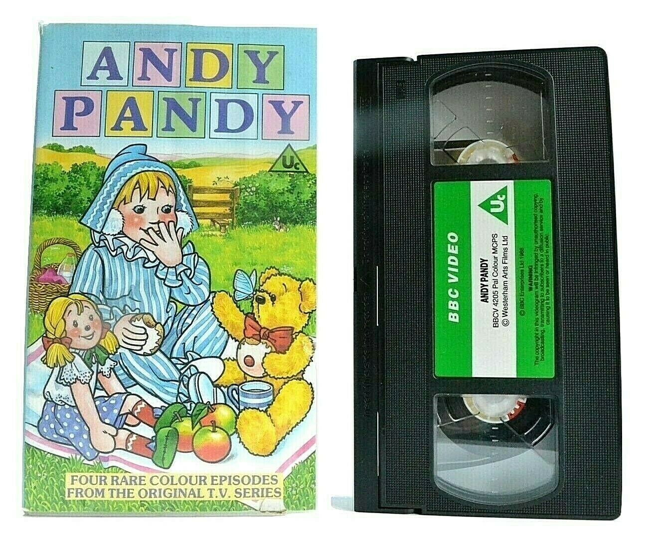 Andy Pandy (BBC) - Pre-School - Educational -<Vera McKechnie>- Children's - VHS-
