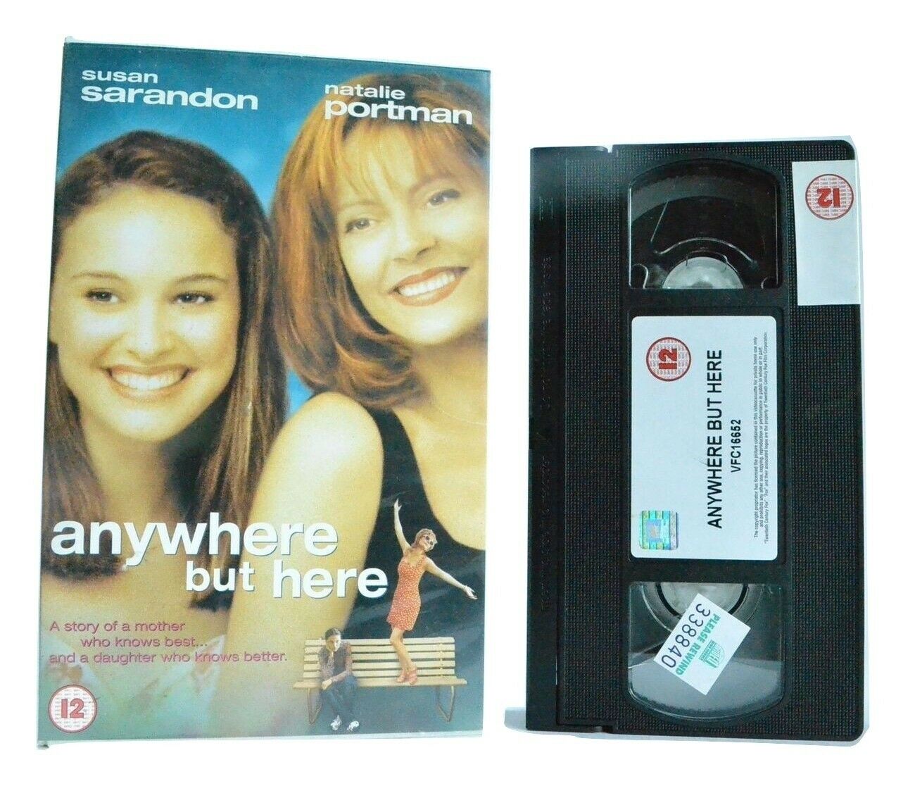 Anywhere But Here: S.Sarandon/N.Portman - Coming-Of-Age Comedy Drama - Pal VHS-