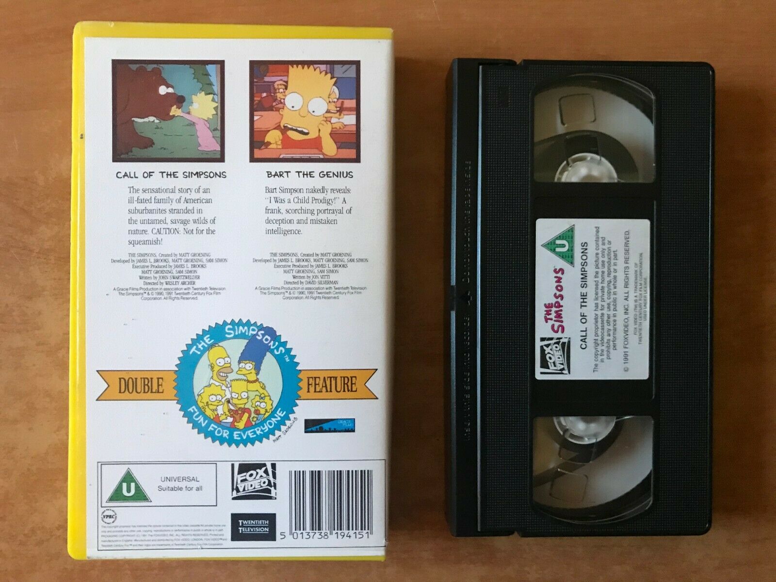 The Simpsons Collection: Call Of The Simpsons [Matt Groening] Animated - Pal VHS-