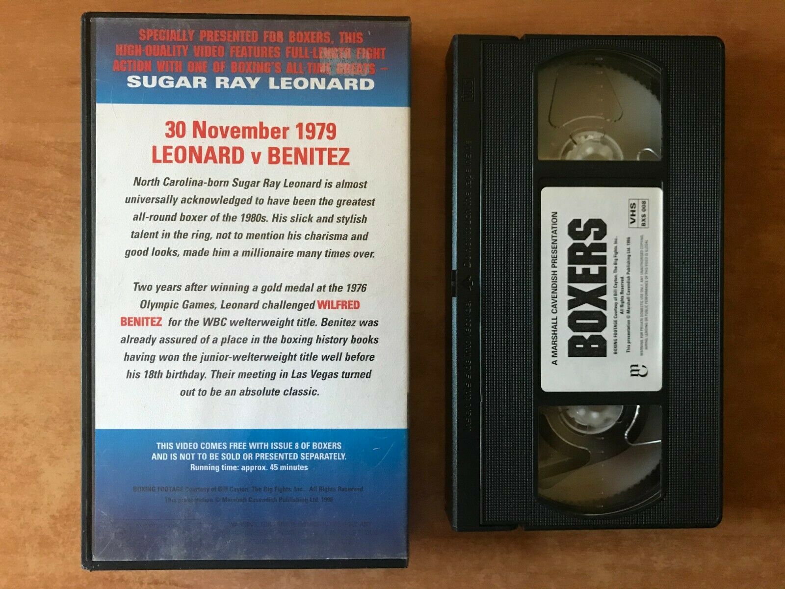 Sugar Ray Leonard / Wilfred Benitez (Marshall Cavendish Collection) Boxing - VHS-