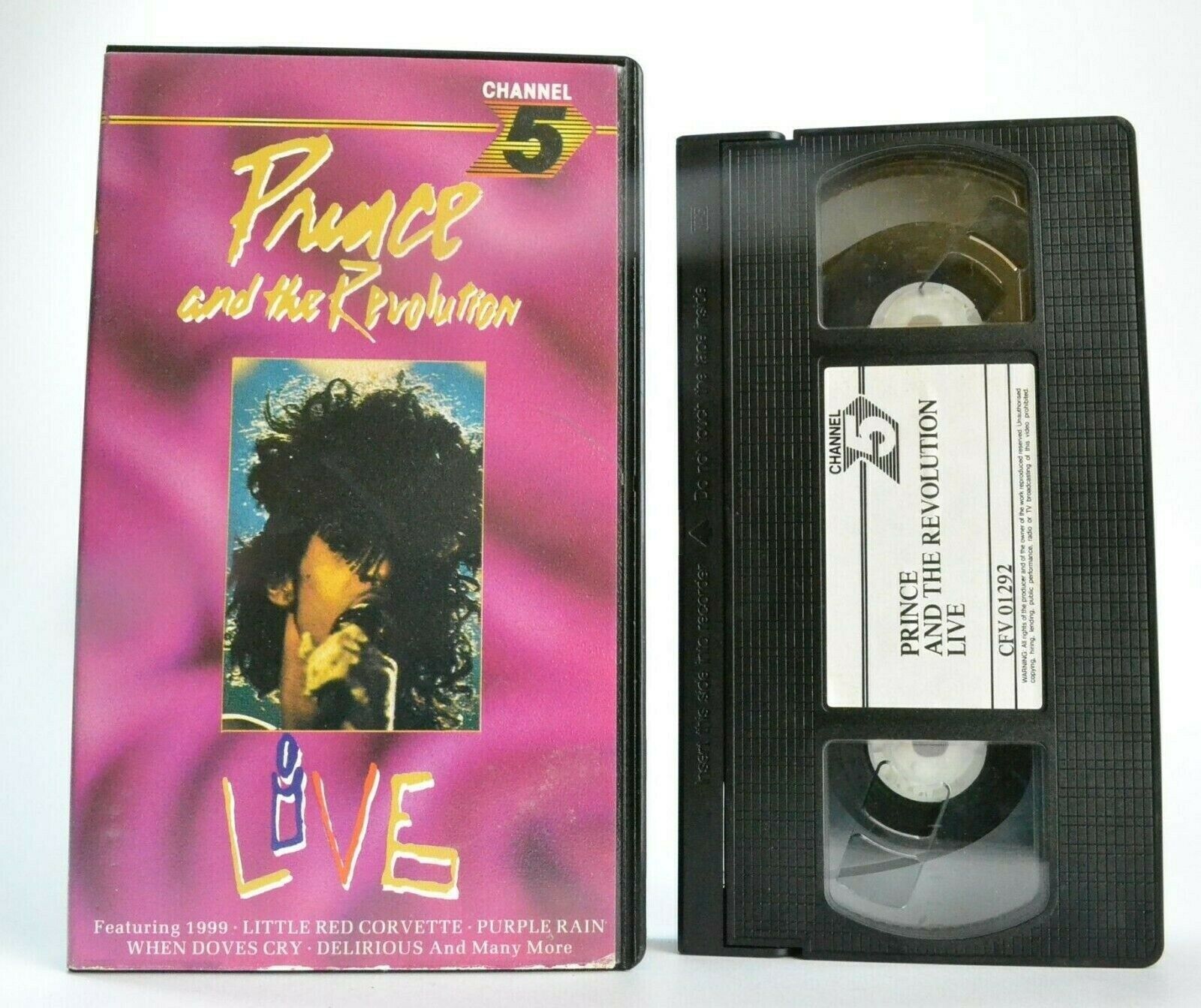 Prince And The Revolution: Live - (1985) USA Concert - Music Performance - VHS-