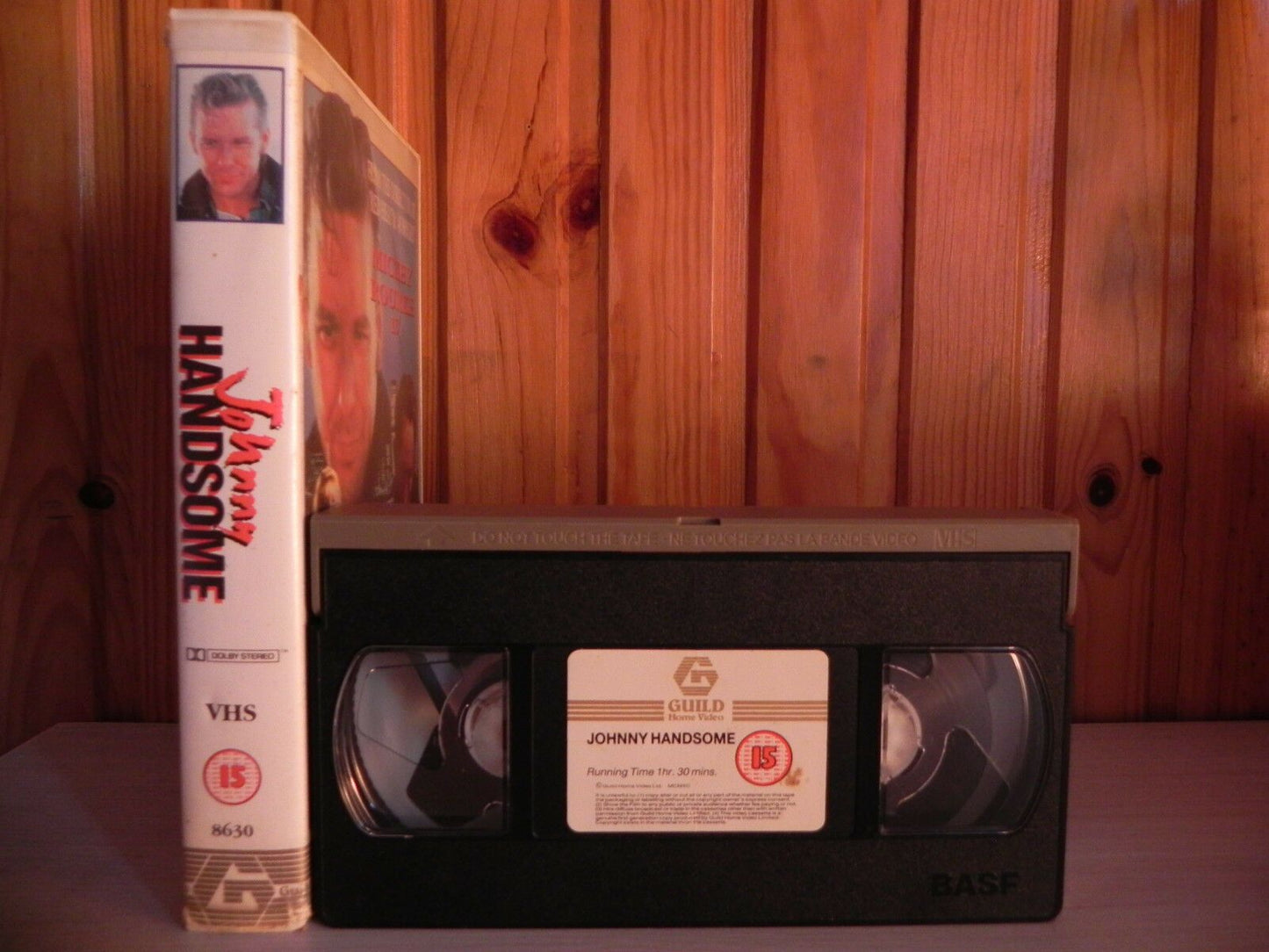 Johnny Handsome - Mickey Rourke - Heist/Vendetta Video - Guild - Large Box - VHS-
