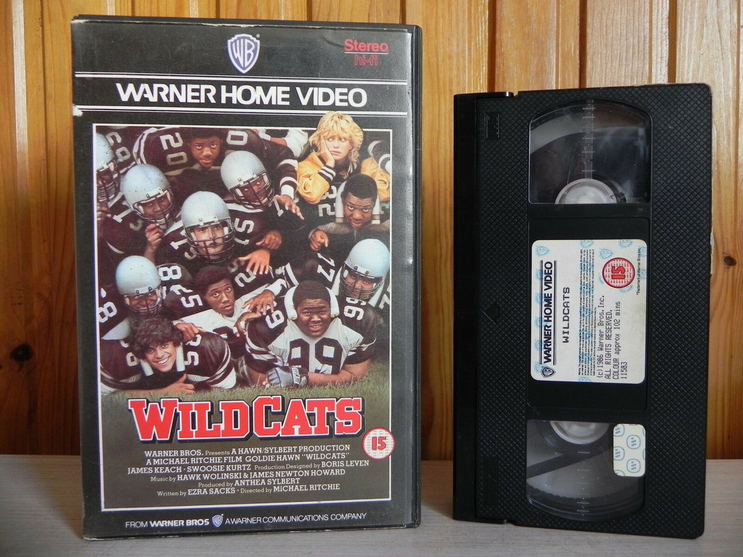 Wild Cats - Warner Home - Hillarious American Football Comedy - Pal VHS-