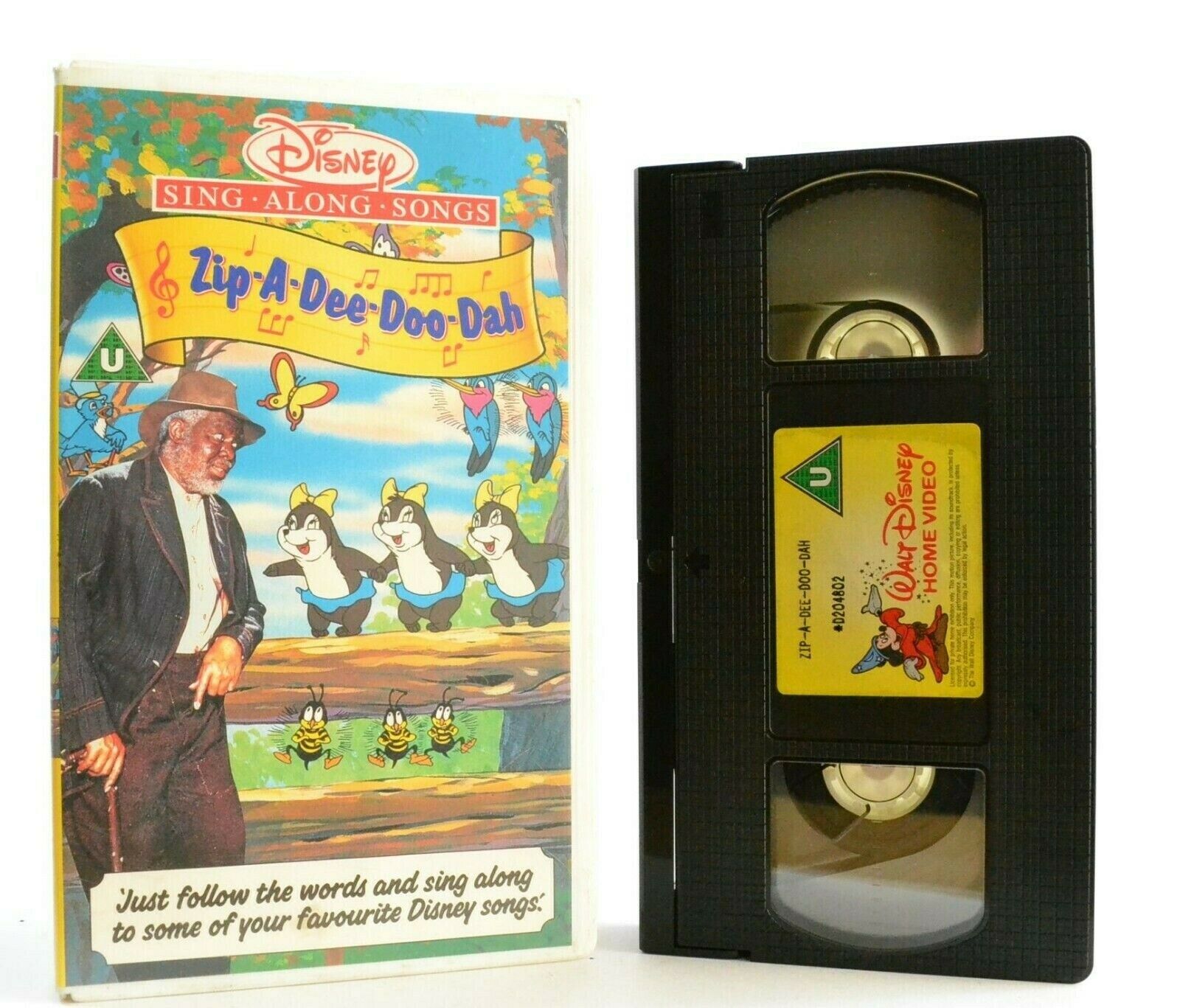 Disney Sing Along: Zip-A-Dee-Doo-Dah - Favourite Songs - Children's - Pal VHS-