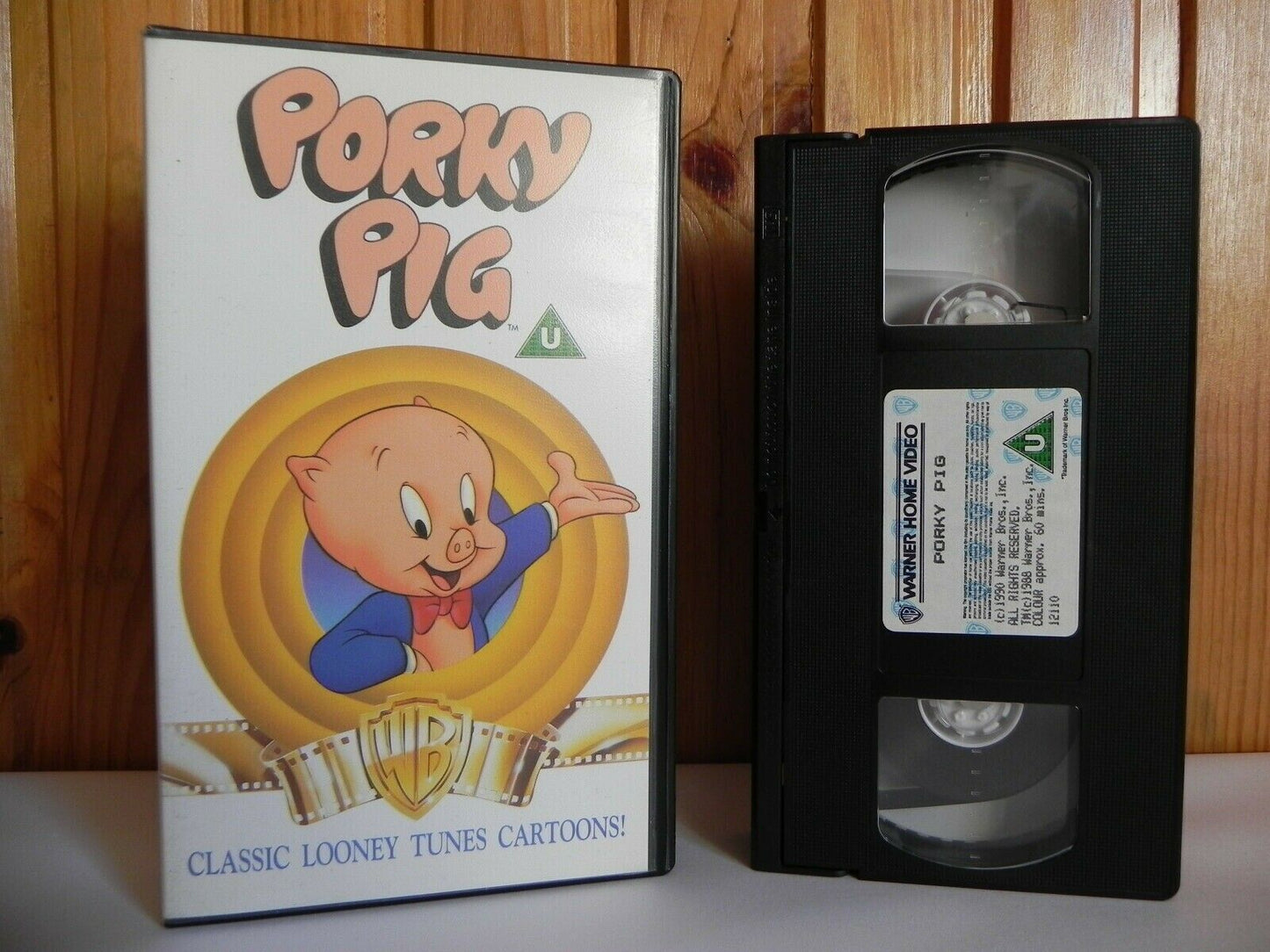 Porky Pig - Warner Home - Classic Looney Tunes - Animated - Children's - Pal VHS-