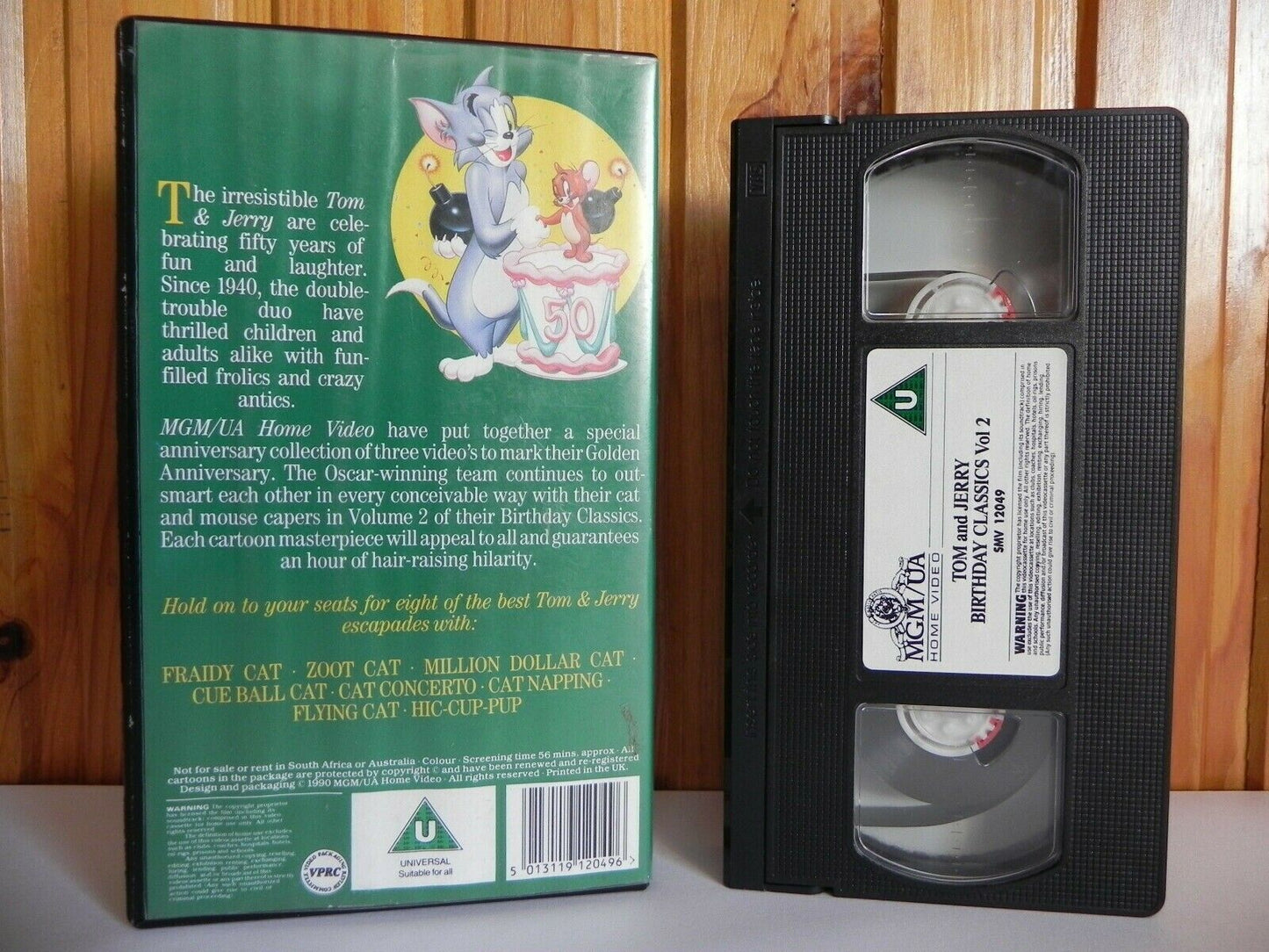 Tom And Jerry's: 50th Birthday Classics - Volume 2 - MGM/UA - Animated - Pal VHS-