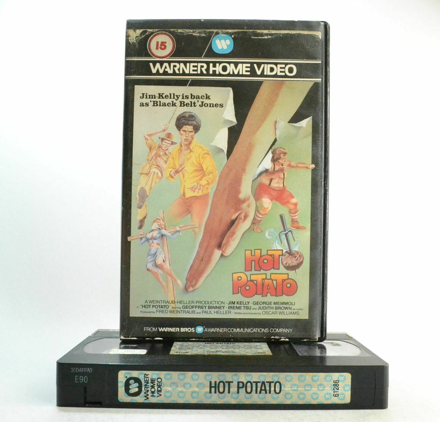 Hot Potato: Jim Kelly [Large Box] Kung-Fu - Grindhouse Action - Uncut Pre Cert Version - VHS-