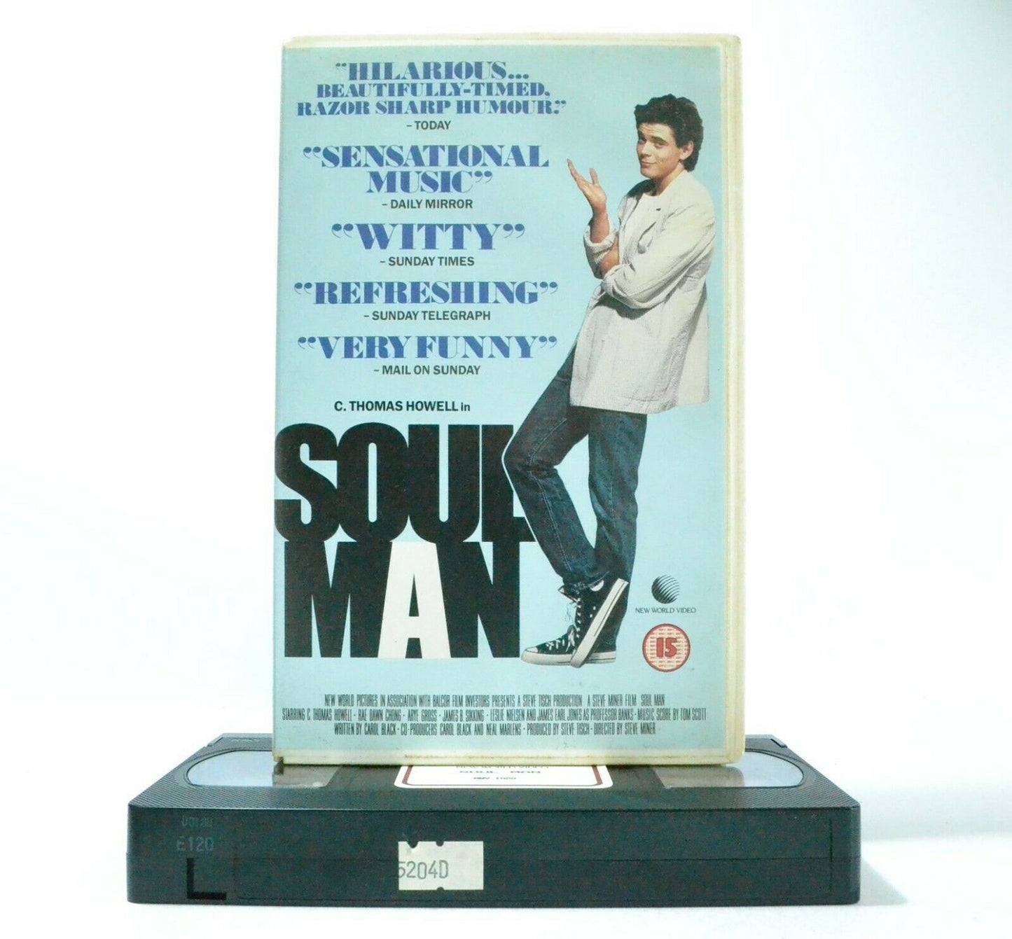 Soul Man: New World Video (1986) - Comedy - Large Box - Thomas Howell - Pal VHS-