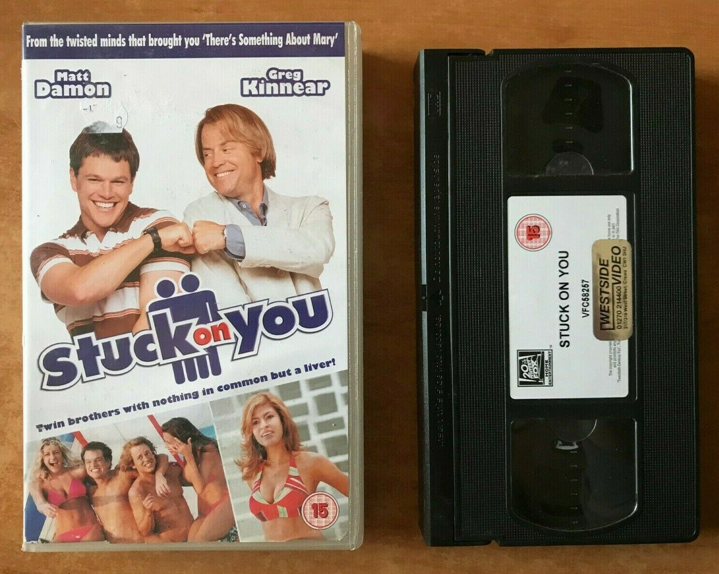 Stuck On You (2003): Hollywood Comedy - Matt Damon / Greg Kinnear - Pal VHS-
