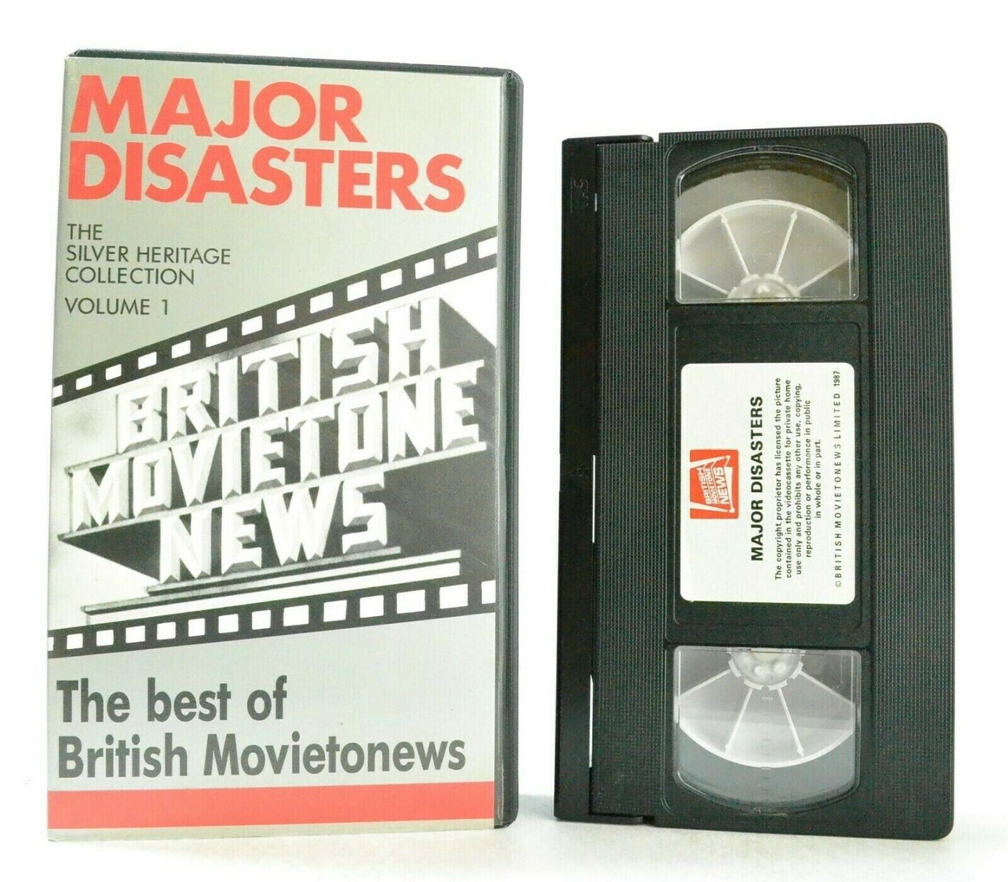 Major Disaster: British Movietonenews - Tornados /Earthquakes/Floods - Pal VHS-