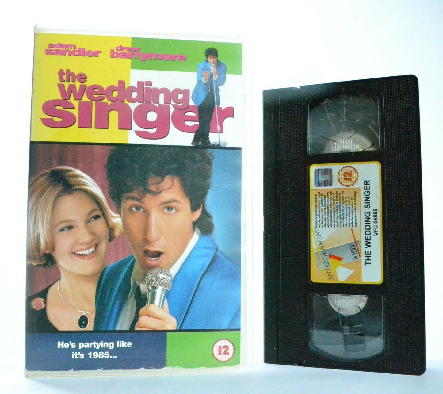 The Wedding Singer: Adam Sandler/Drew Barrymore - (1998) Romantic Comedy - VHS-