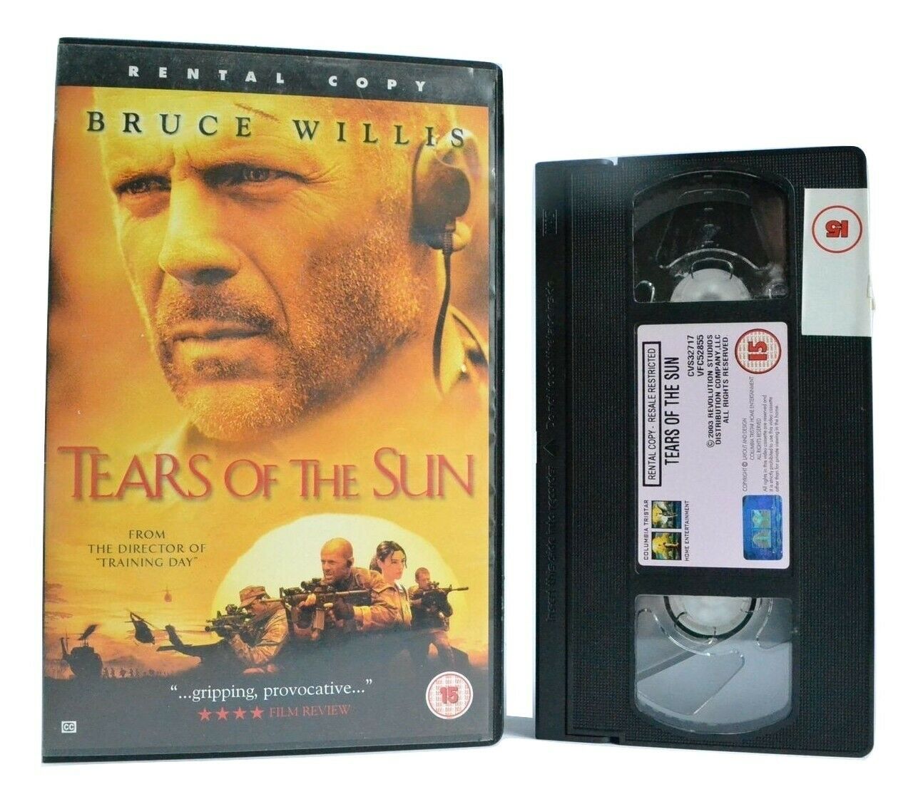 Tears Of The Sun (2003) - War Drama - Civil War In Nigeria - Bruce Willis - VHS-
