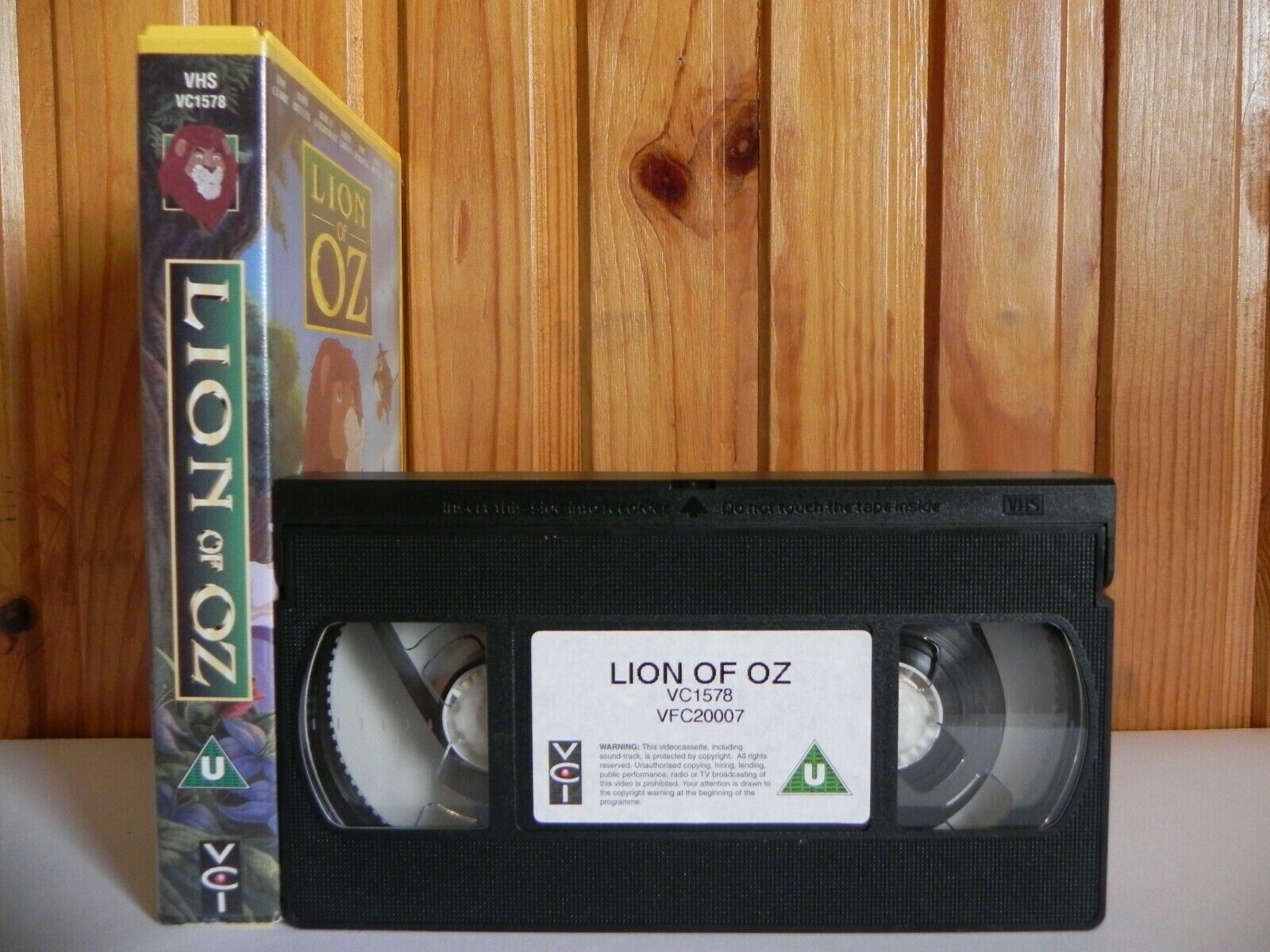 Lion Of Oz - VCI - Animated - Tim Curry - Kathy Griffin - Children's - Pal VHS-
