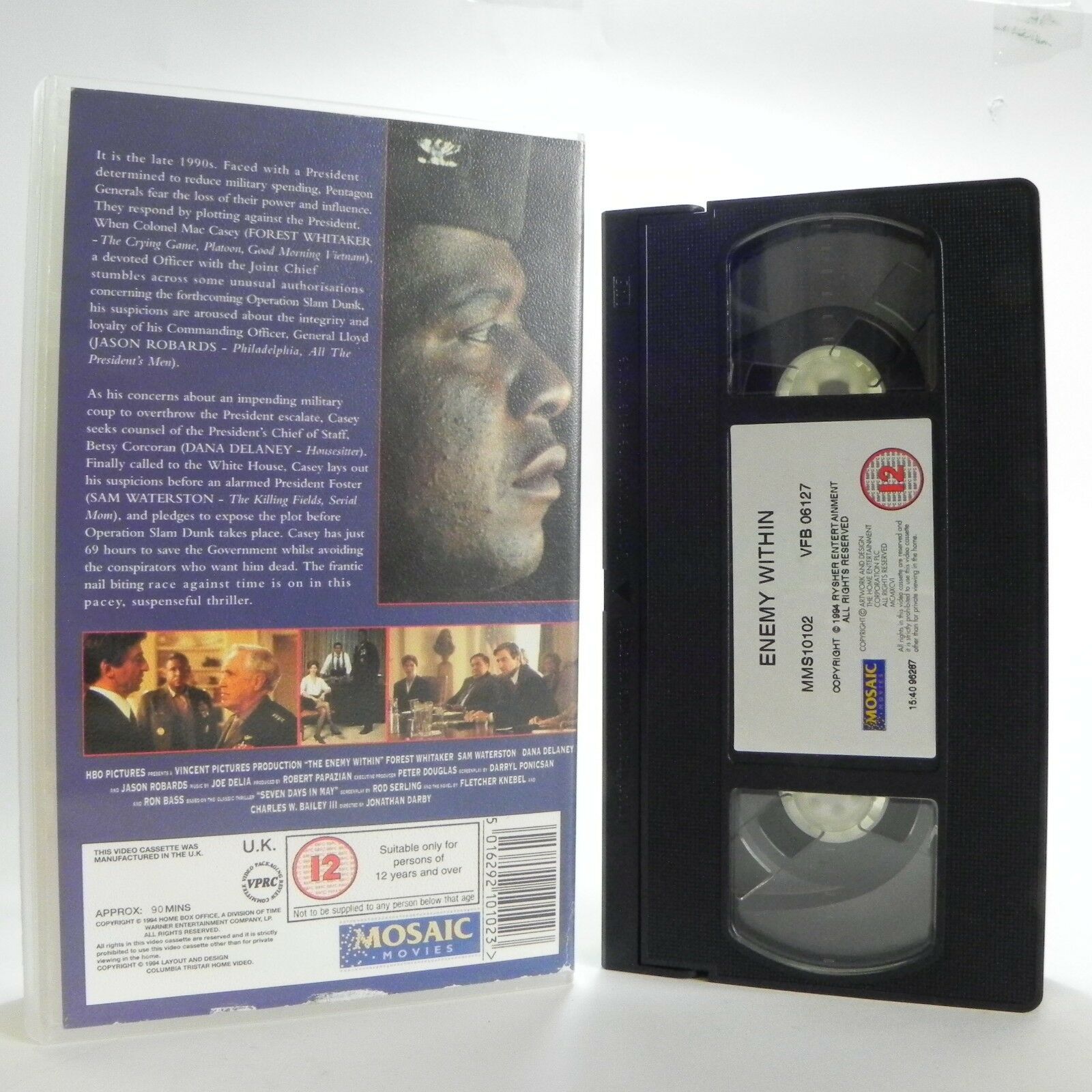 The Enemy Within: (1994) TV Movie - By J.Darby - F.Whitaker/S.Waterson - VHS-