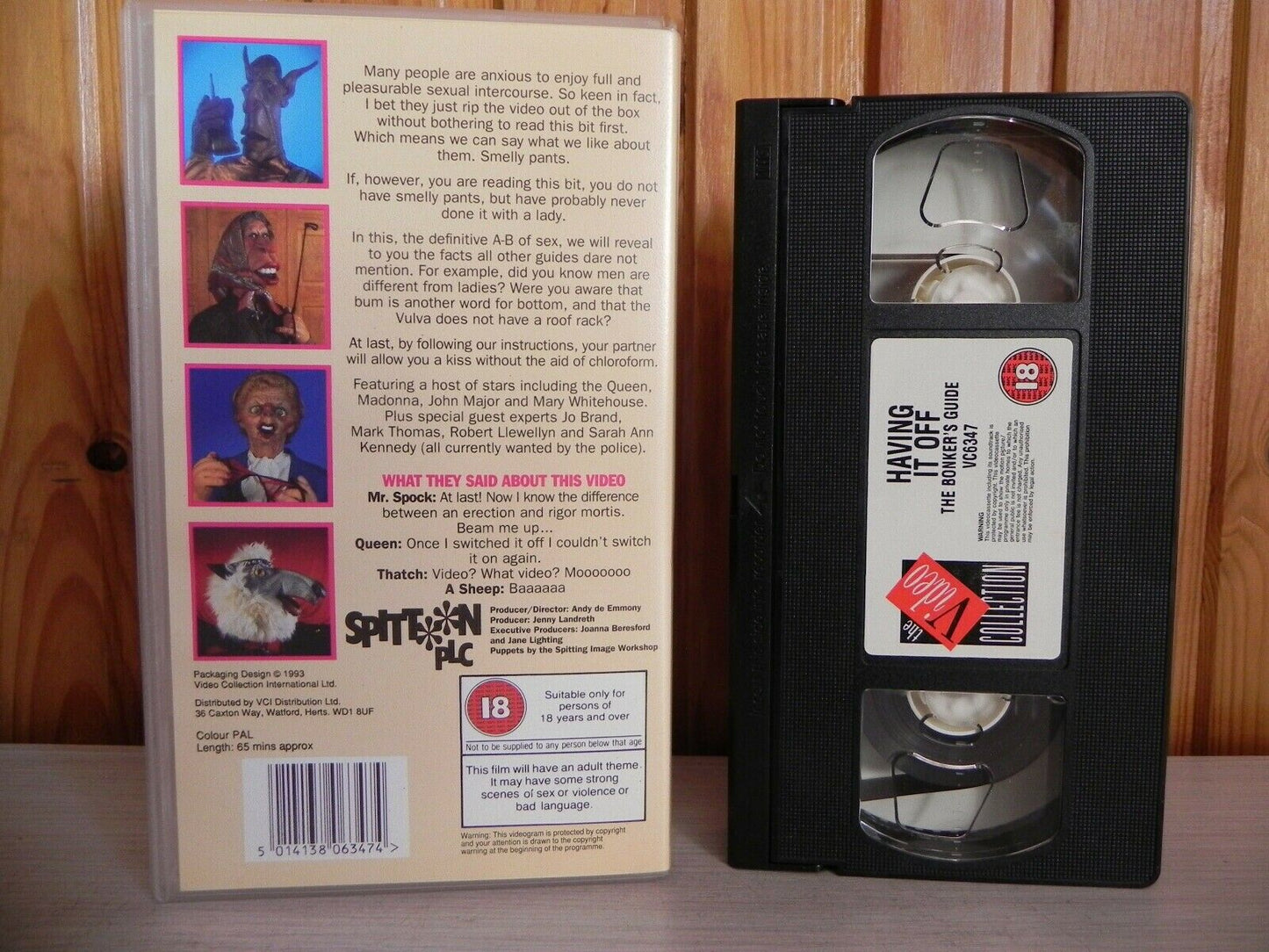 Having It Off - The Bonker's Guide - Only Persons Of 18 Years And Over - VHS-