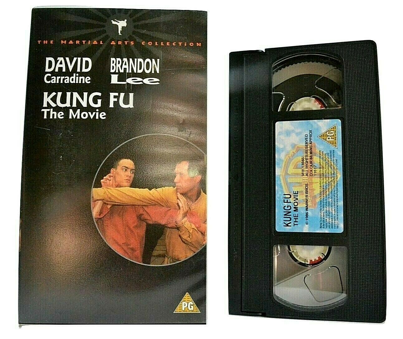 Kung Fu: The Movie - (1986) Made For T.V. - Martial Artist - Brandon Lee - VHS-