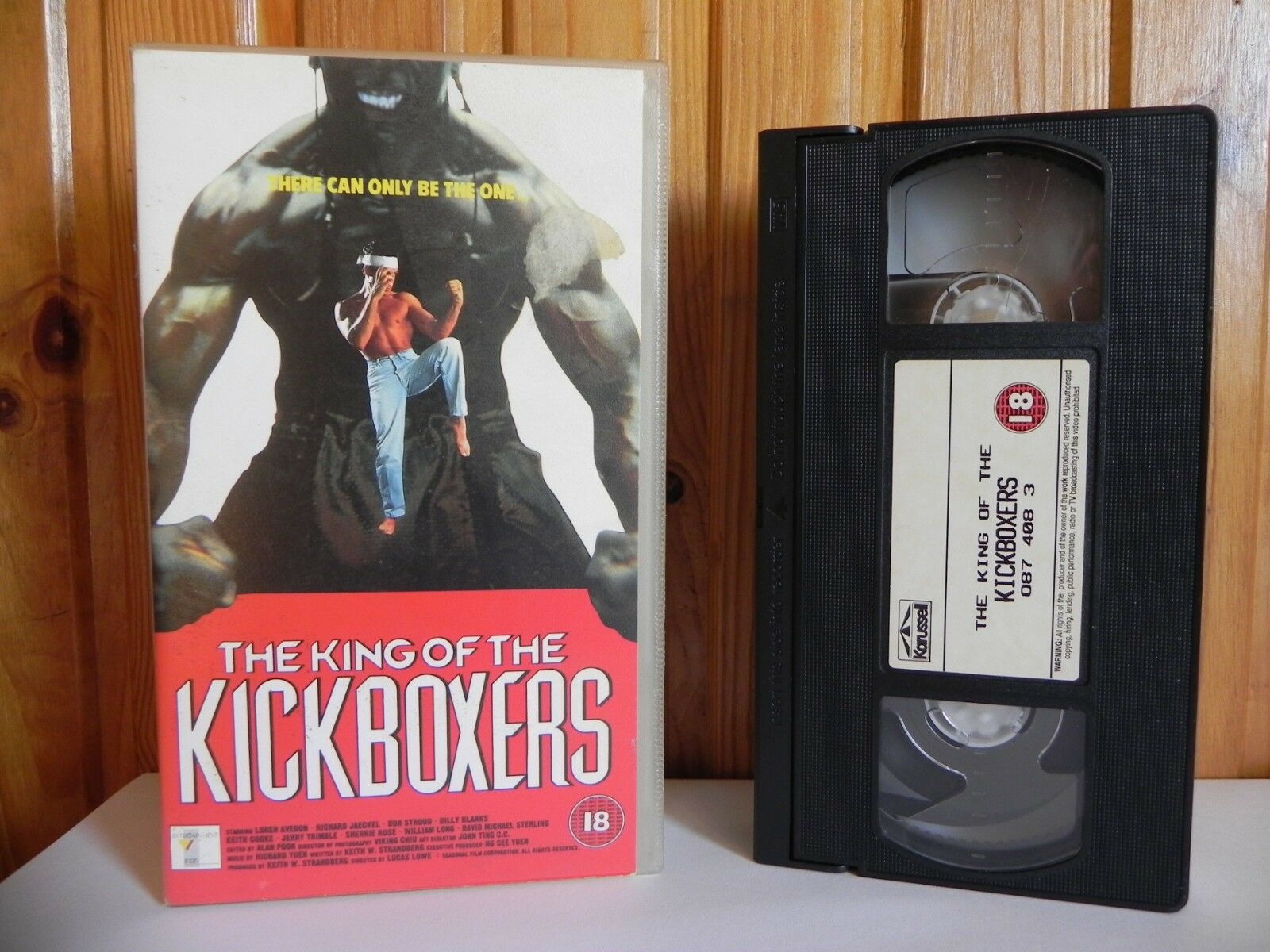 The King Of The Kickboxers - 4 Front Video - Martial Arts - Loren Avedon - VHS-