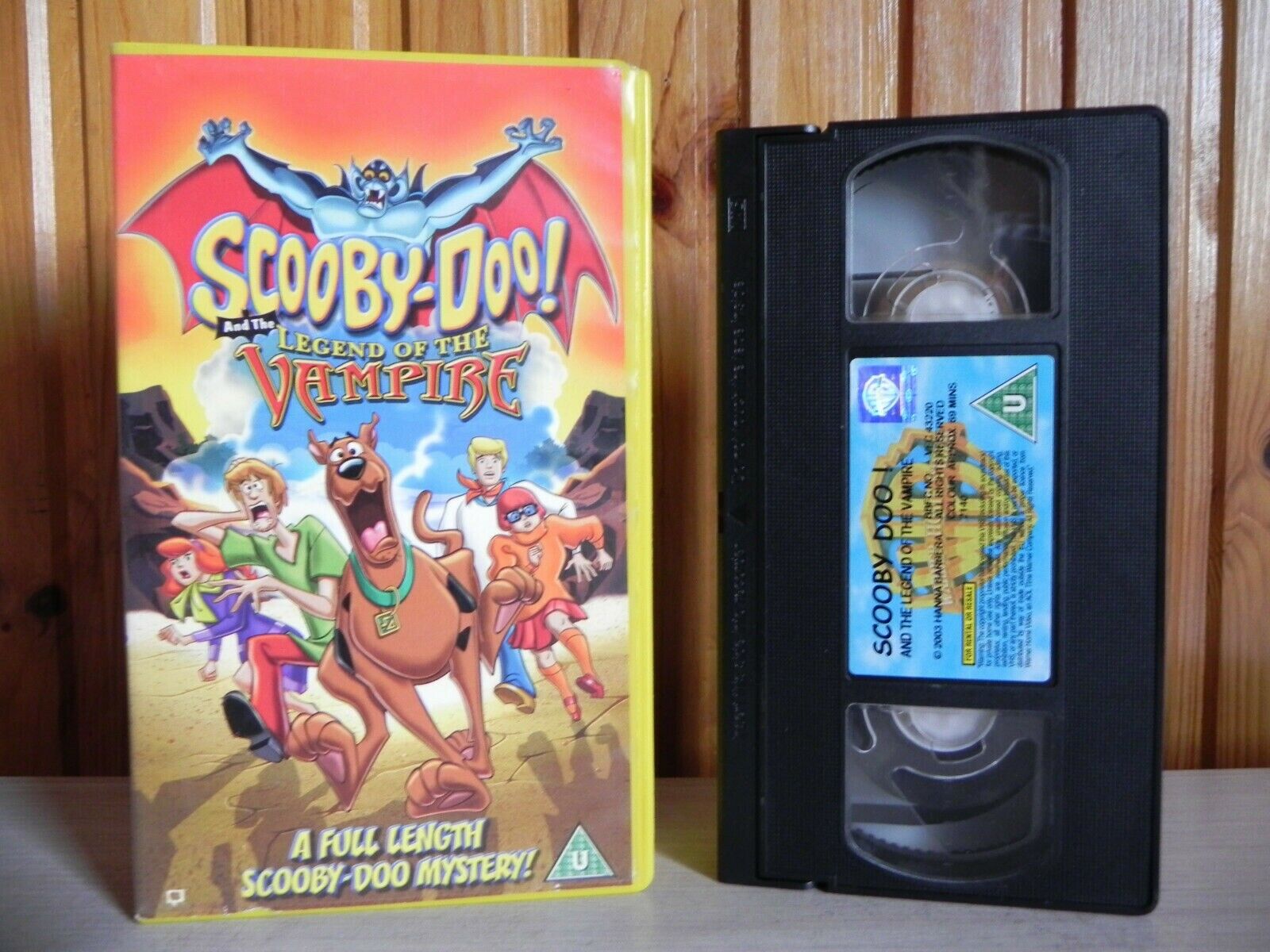 Scooby-Doo And The Legend Of The Vampire - All-New Adventure - Cartoon - Pal VHS-