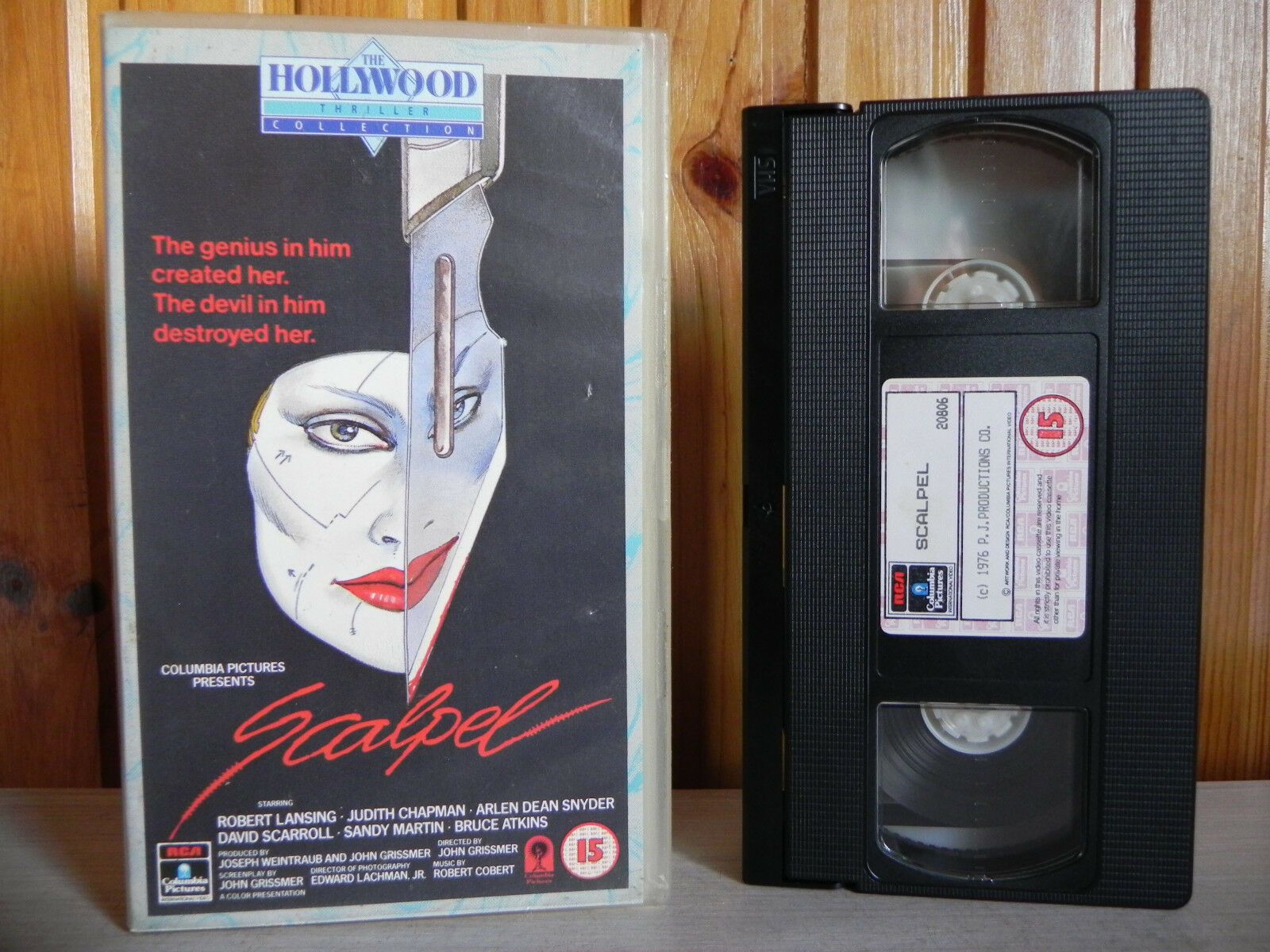 Scalpel - Columbia Pictures - Thriller - Robert Lansing - Judith Chapman - VHS-