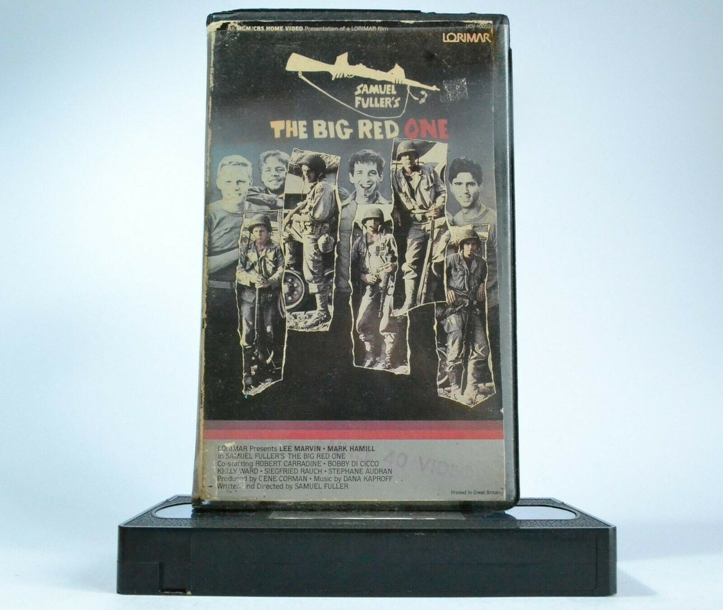 The Big Red One (1980): WW2 Drama - Large Box - Pre-Cert - Lee Marvin - Pal VHS-