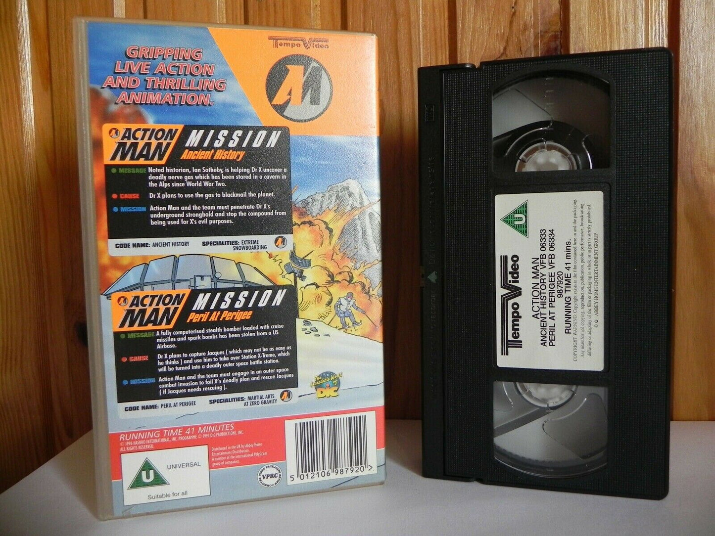 Action Man Volume 2: X-Treme Action - Animated - Adventure - Children's - VHS-