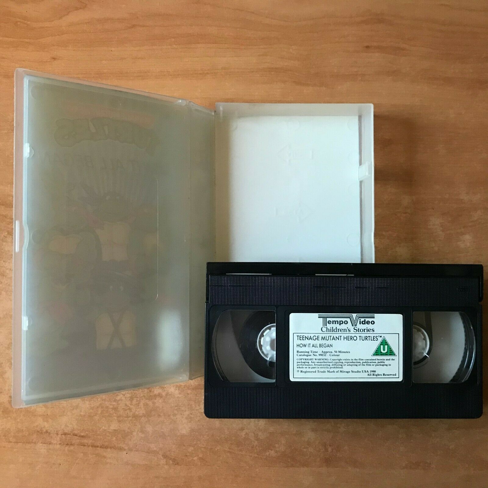 Teenage Mutant Hero Turtles: How It All Began [Tempo Video] Children's - Pal VHS-