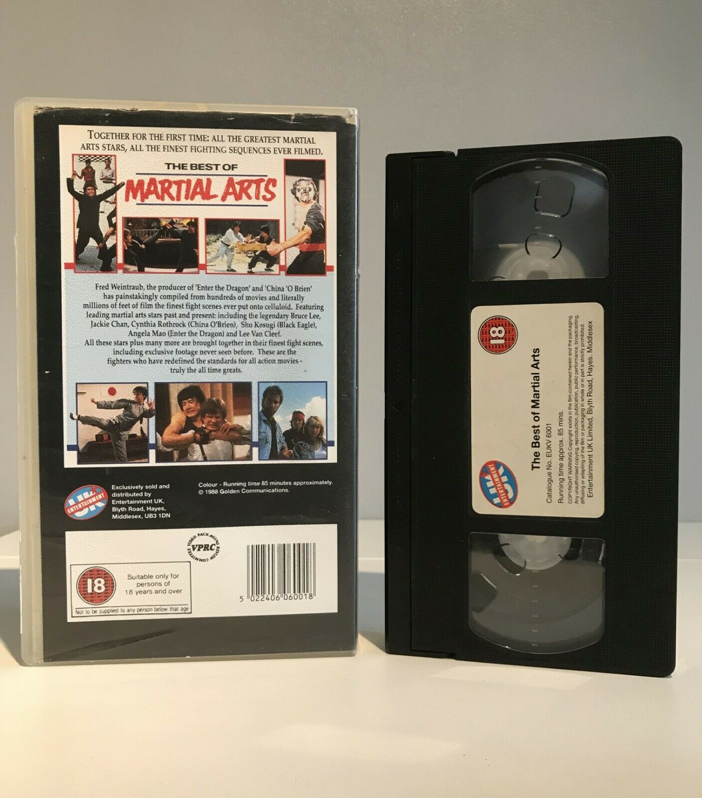 The Best Of Martial Arts - Bruce Lee - Jackie Chan - Cynthia Rothrock - Pal VHS-