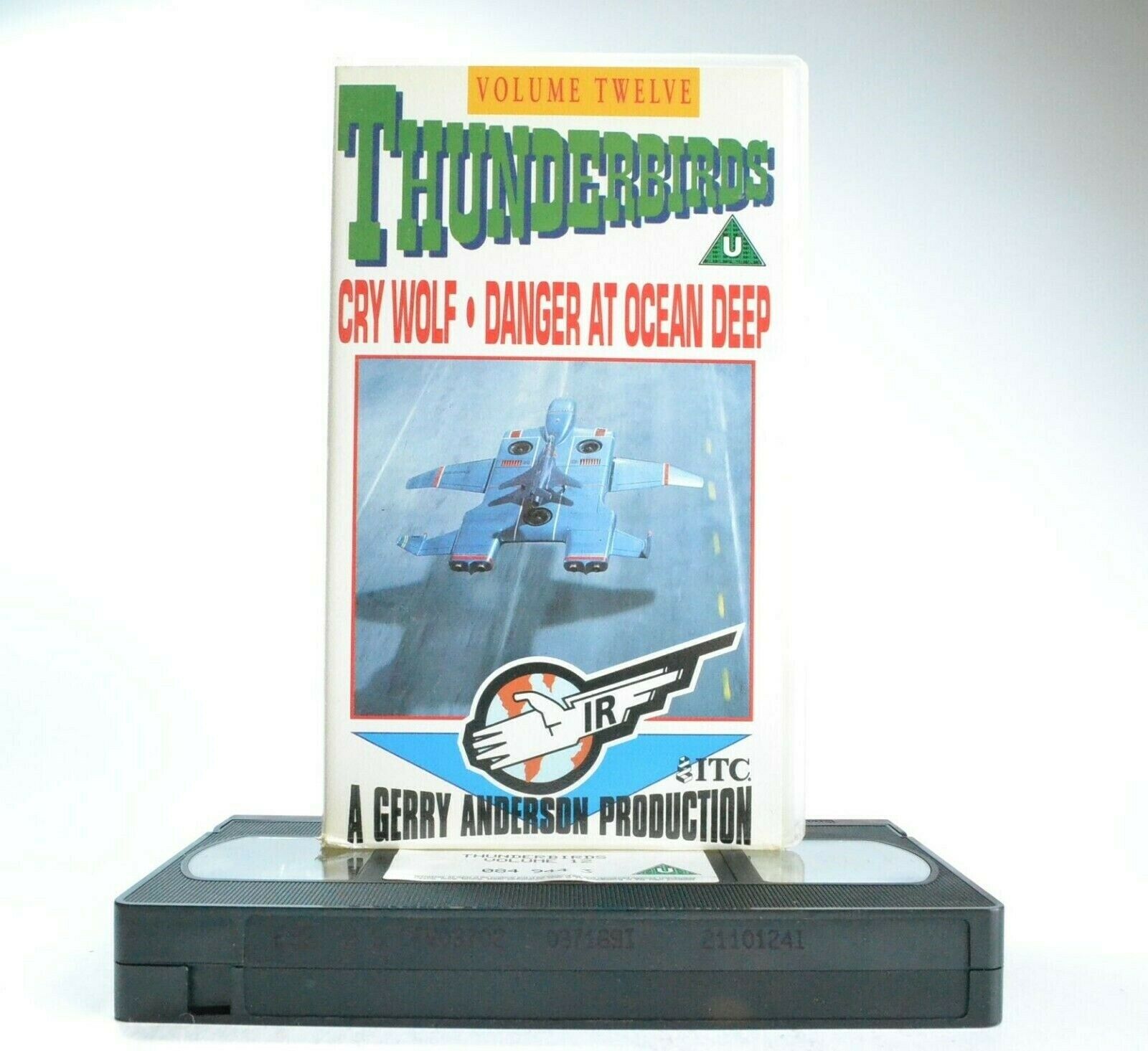 Thunderbirds: Cry Wolf/Danger At Ocean Deep - Action Animation - Kids - Pal VHS-
