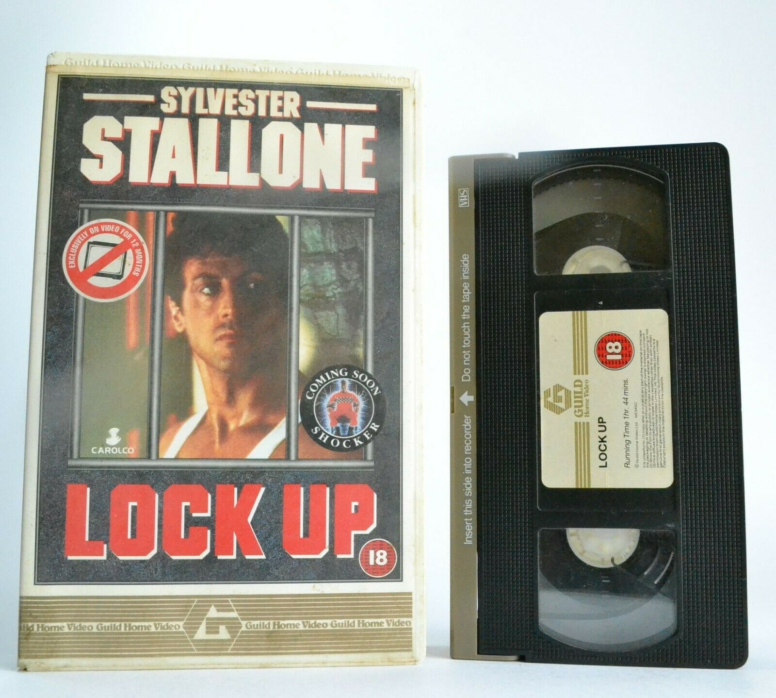 Lock Up: (1990) Guild Home - Prison Drama - S.Stallone/D.Sutherland - Pal VHS-