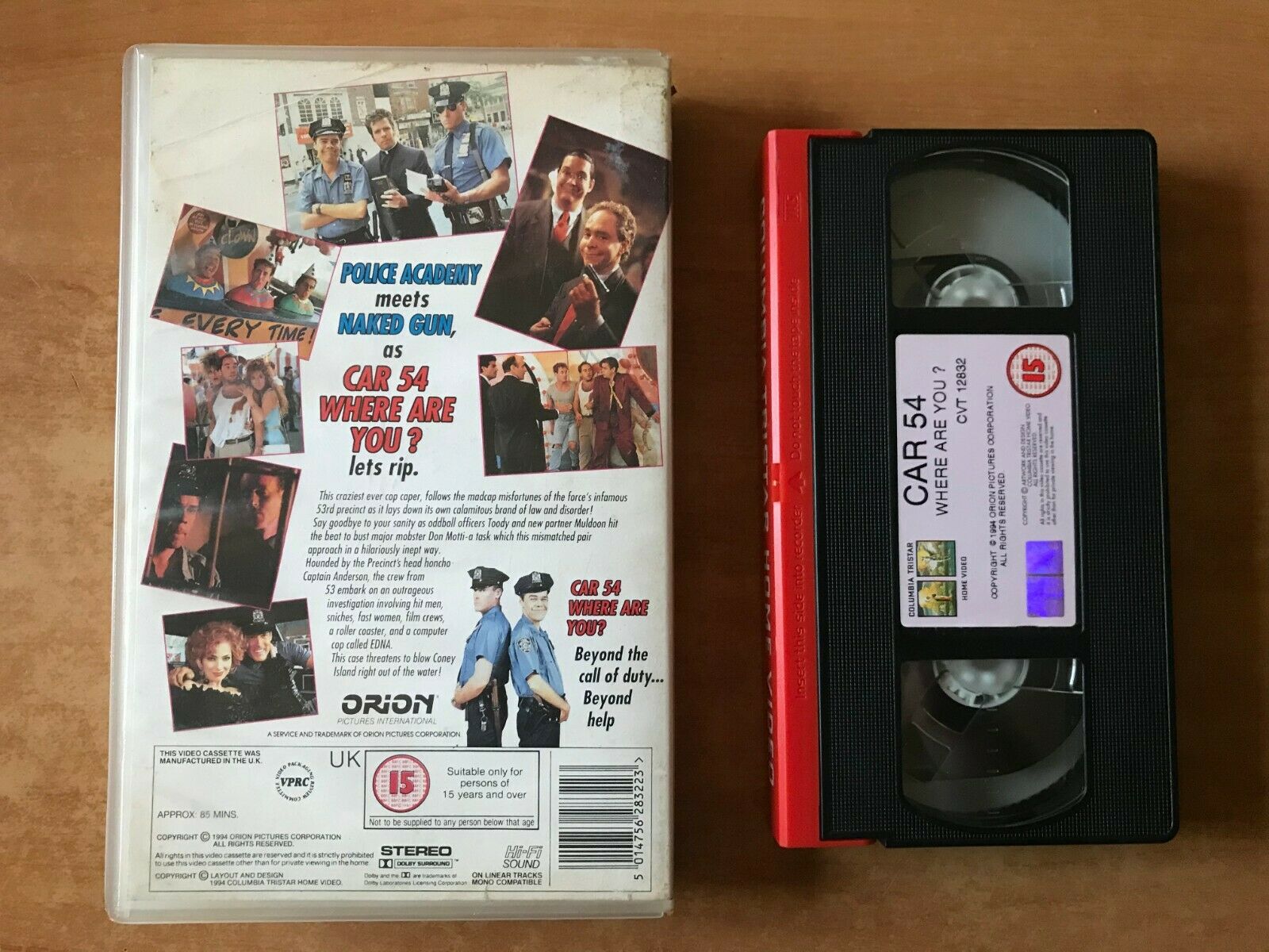 Car 54 Where Are You (1994): Police Action - Spoof Comedy [Large Box] Pal VHS-