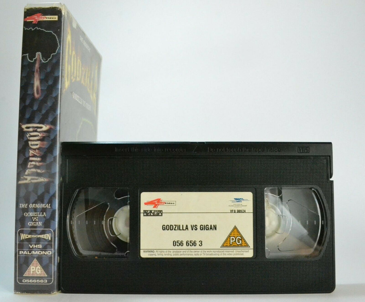 Godzilla Vs Gigan: Widescreen - Japanese Kaiju Film - Iconic Monster - Pal VHS-