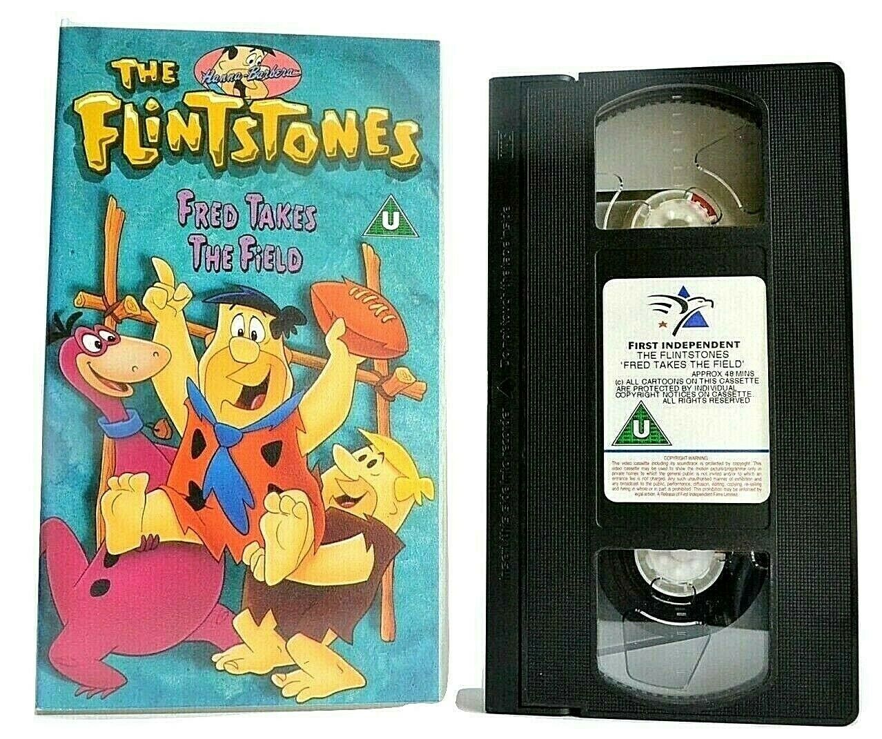 The Flintstones: Fred Takes The Field - Hanna-Barbera - Animated - Kids - VHS-