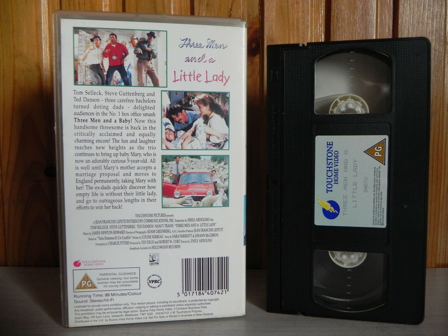 Three Men And A Lady - Dad And Daughter Comedy - Tom Selleck - Pal VHS-
