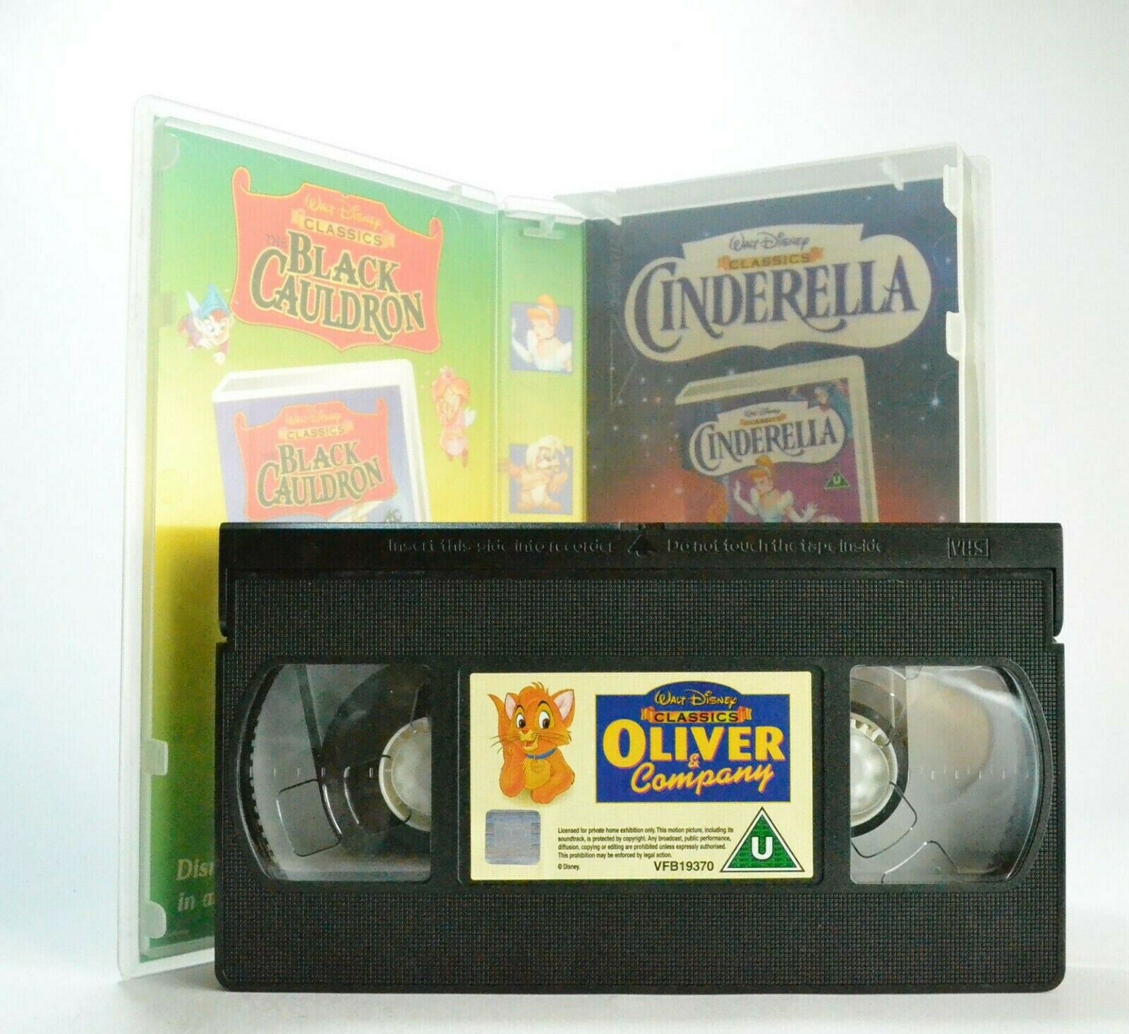OLIVER AND COMPANY - WALT DISNEY CLASSIC - CHILDREN'S VIDEO - KIDS - PAL VHS-