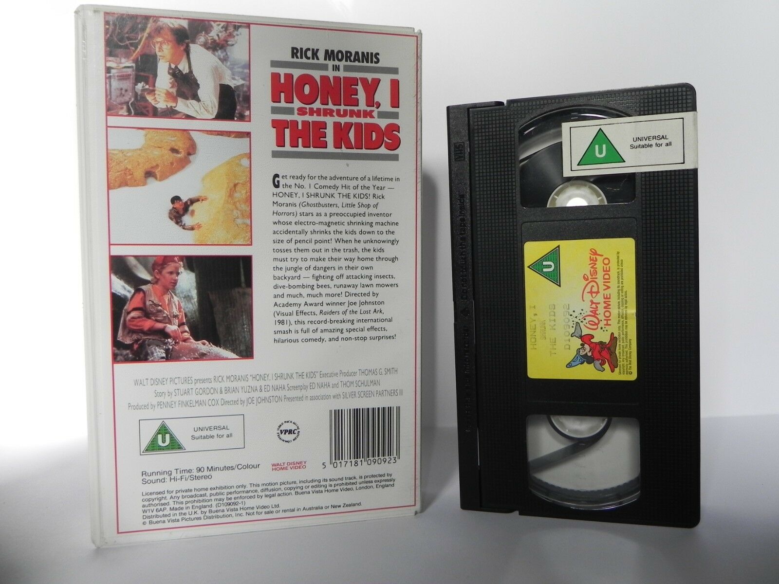 Honey, I Shrunk The Kids - Large Box - Walt Disney - Comedy - Moranis - Pal VHS-