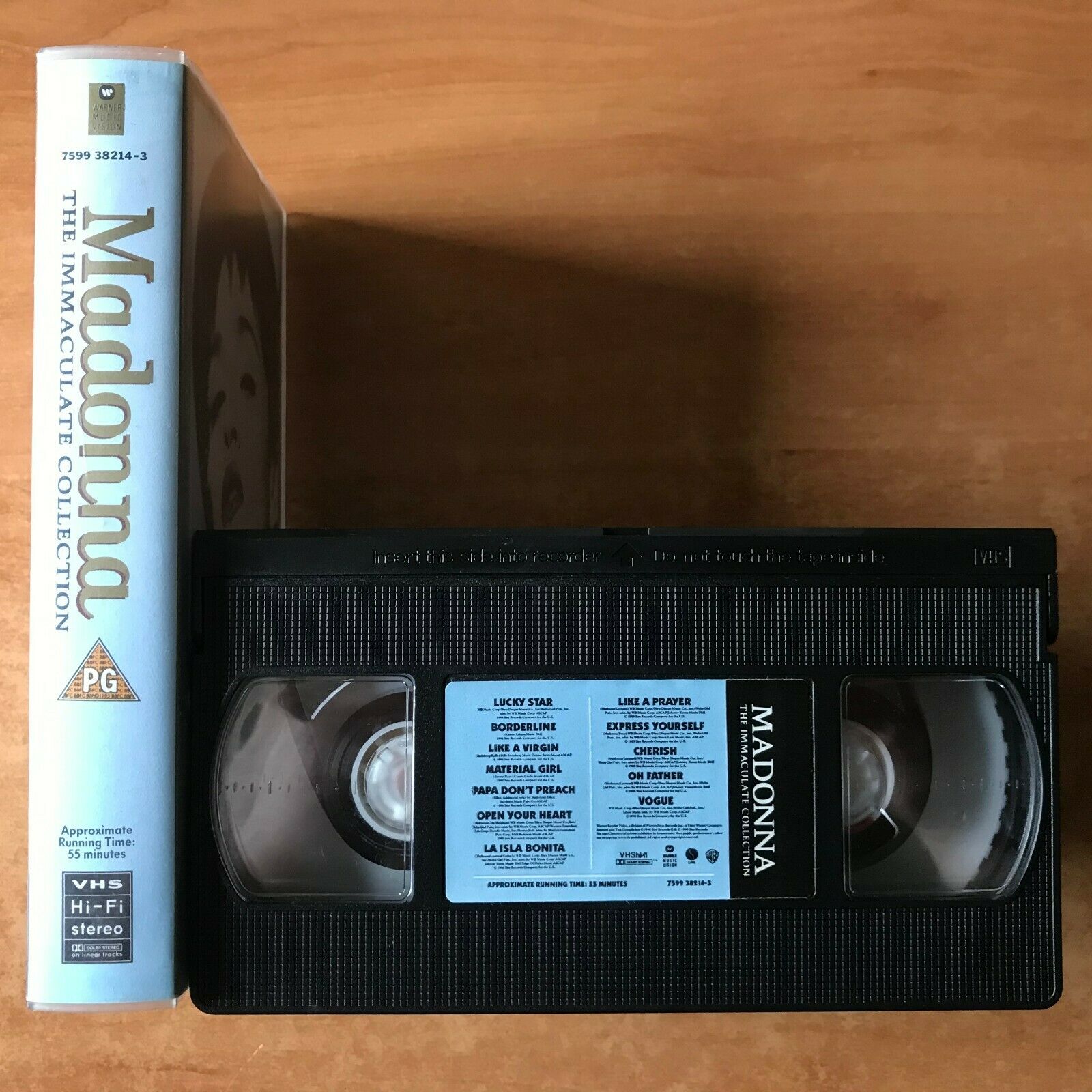 Madonna: The Immaculate Collection [Music Videos]: "Like A Virgin" - Pal VHS-