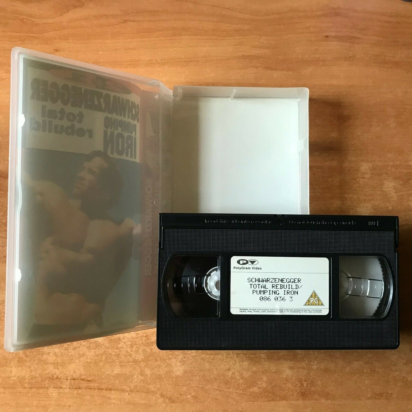 Schwarzenegger: Pumping Iron / Total Rebulding - Mr.Olympia - Mr.Olympic - VHS-