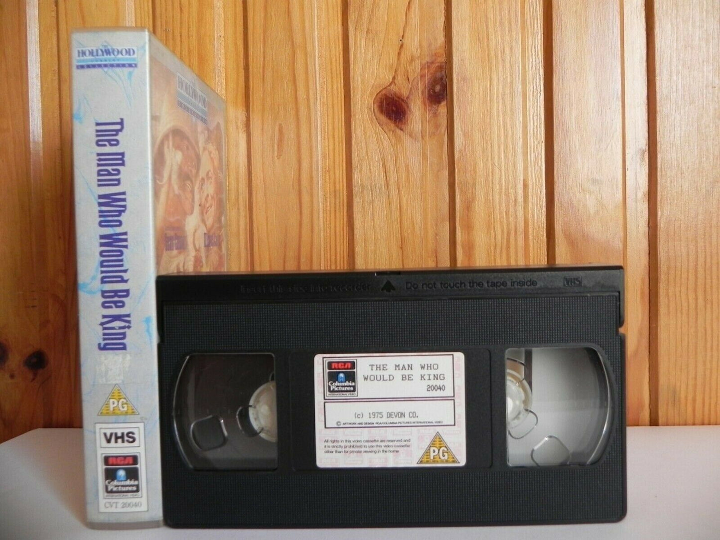 The Man Who Would Be King - Hollywood Classic - 1880's India Adventures - VHS-