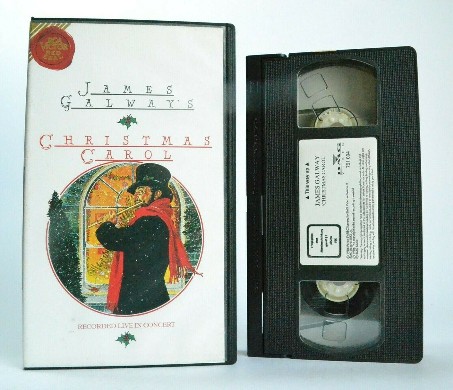 Christmas Carol: By James Galway - Live In Concert - Music Performance - VHS-
