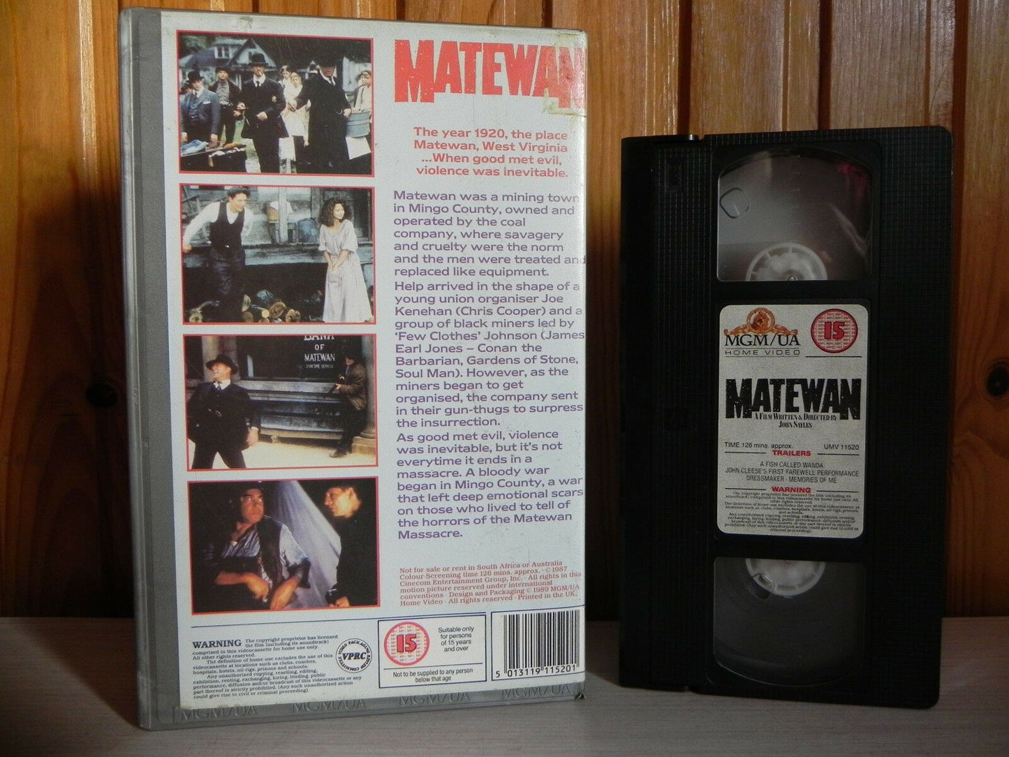 Matewan - Double Sleeve - Large Box - MGM - Crime Drama - Set In The 20's - VHS-