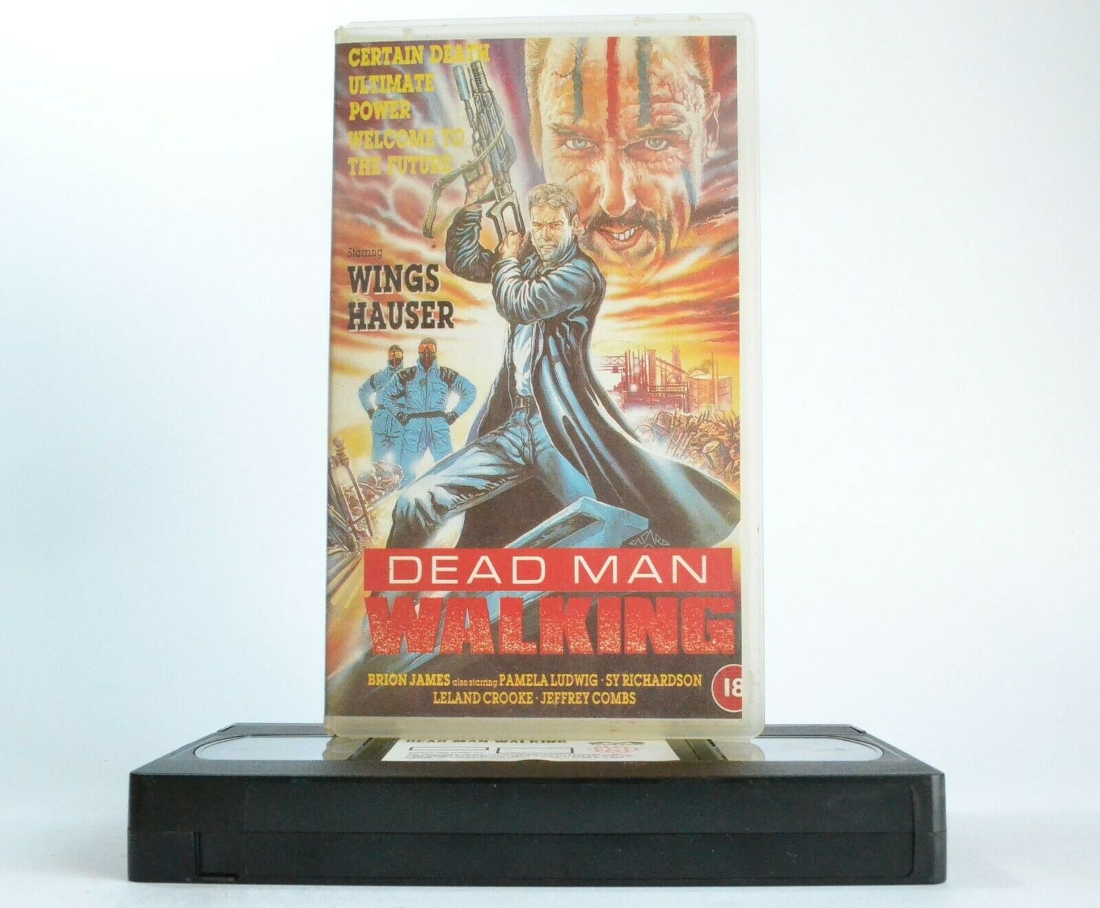 Dead Man Walking (1987) - Sci-Fi Thriller - [Mauve Video] Wing Hauser - Pal VHS-